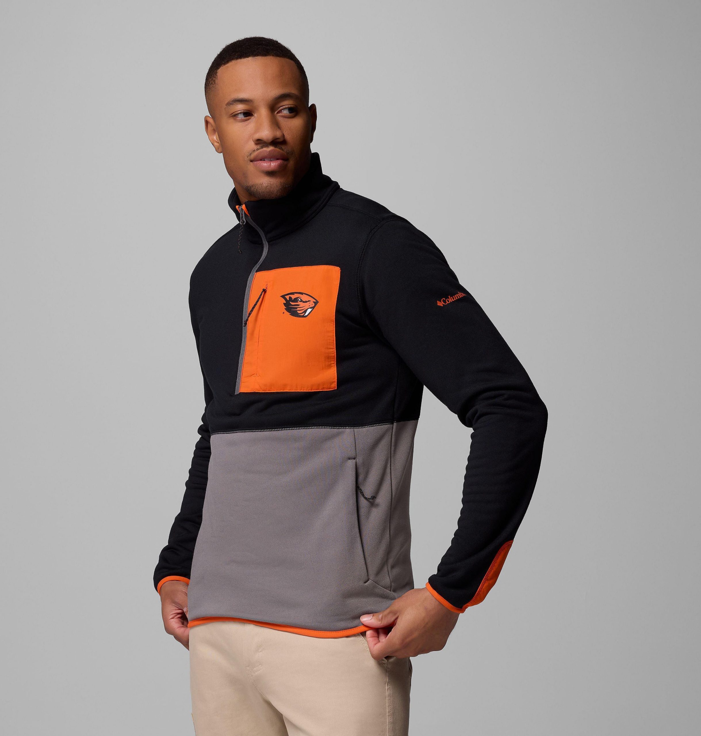 miesten collegiate columbia hike half zip -takki - oregon state