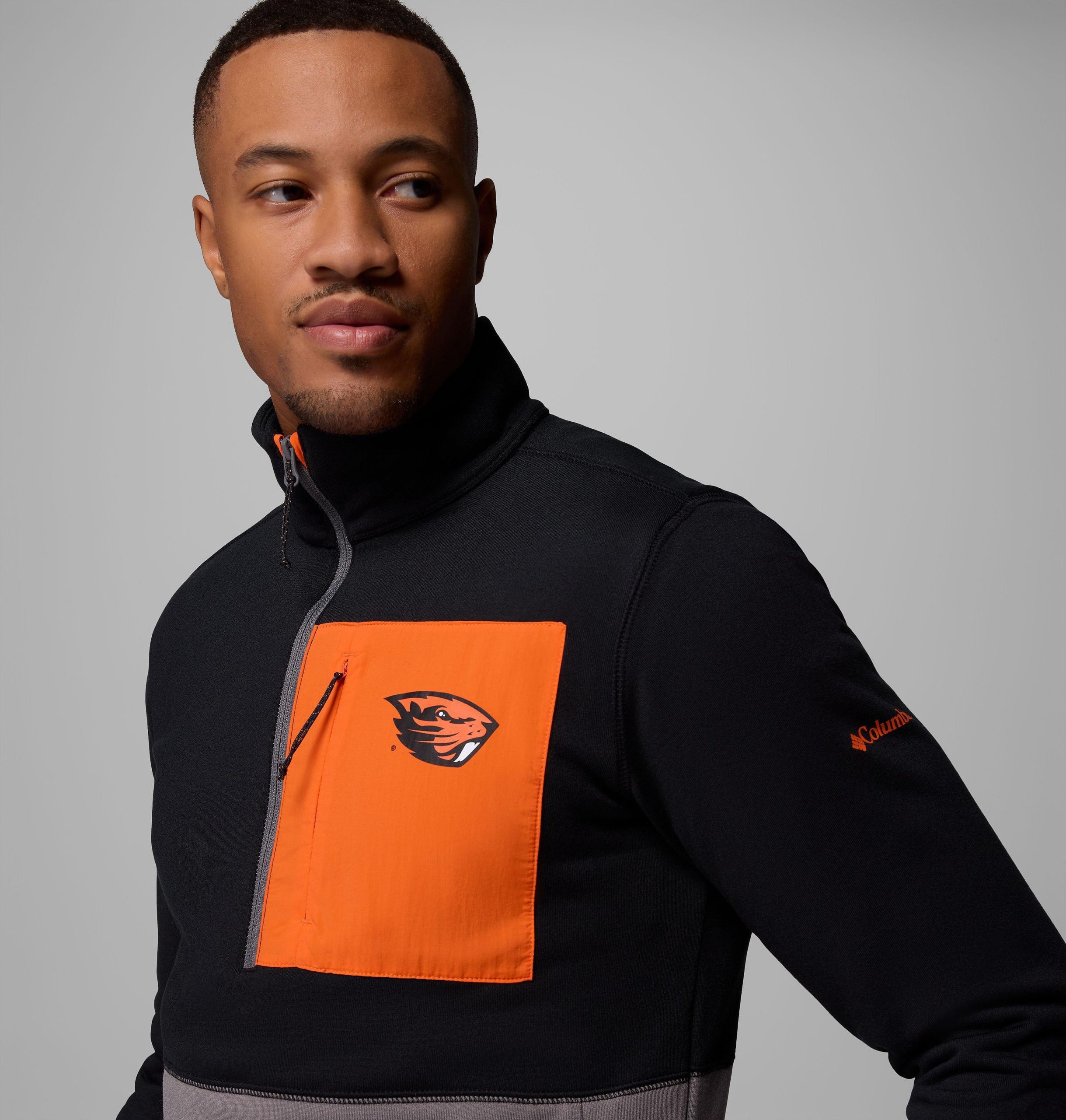 miesten collegiate columbia hike half zip -takki - oregon state