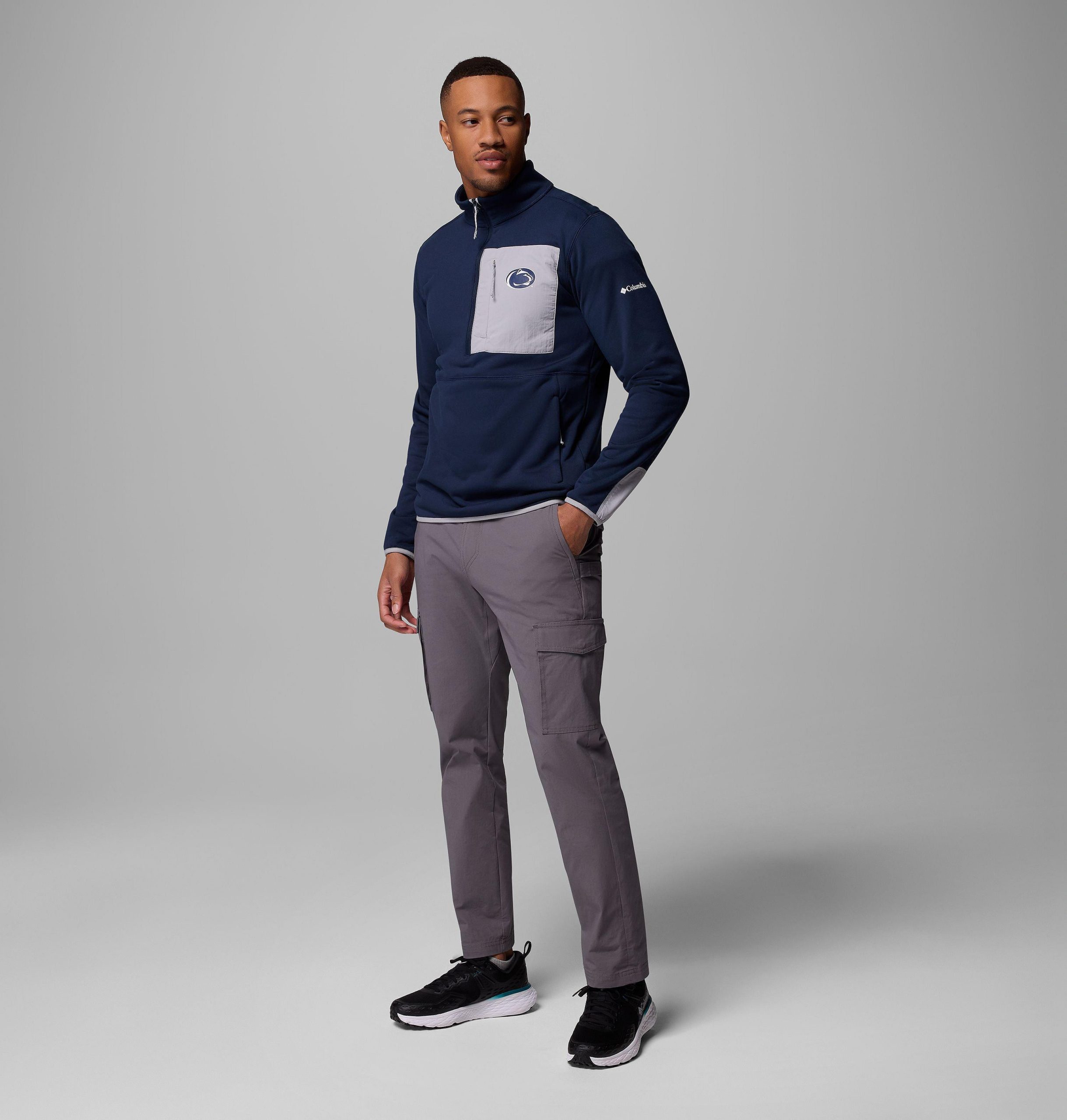 miesten collegiate columbia hike half zip -takki - penn state