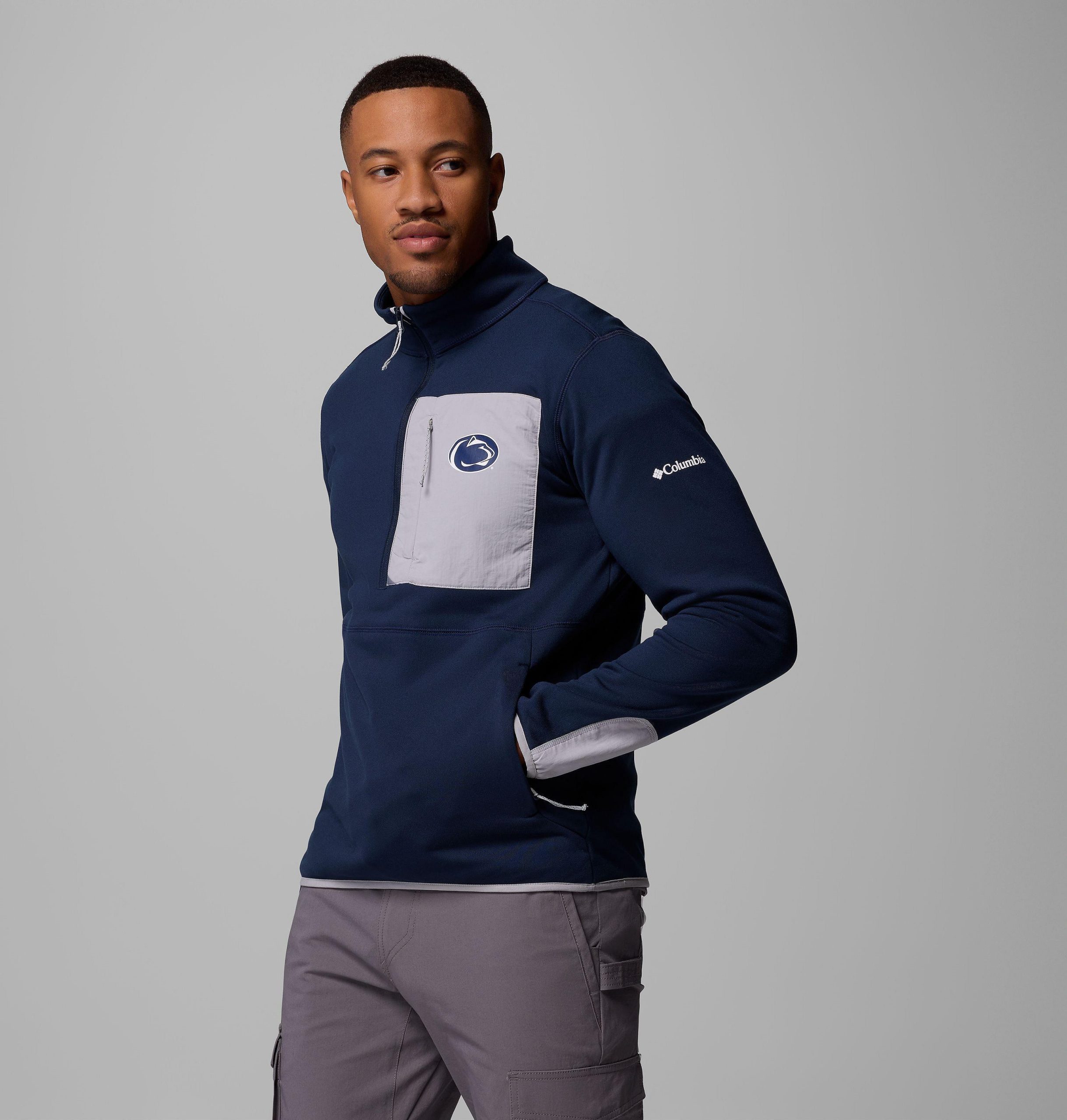 miesten collegiate columbia hike half zip -takki - penn state