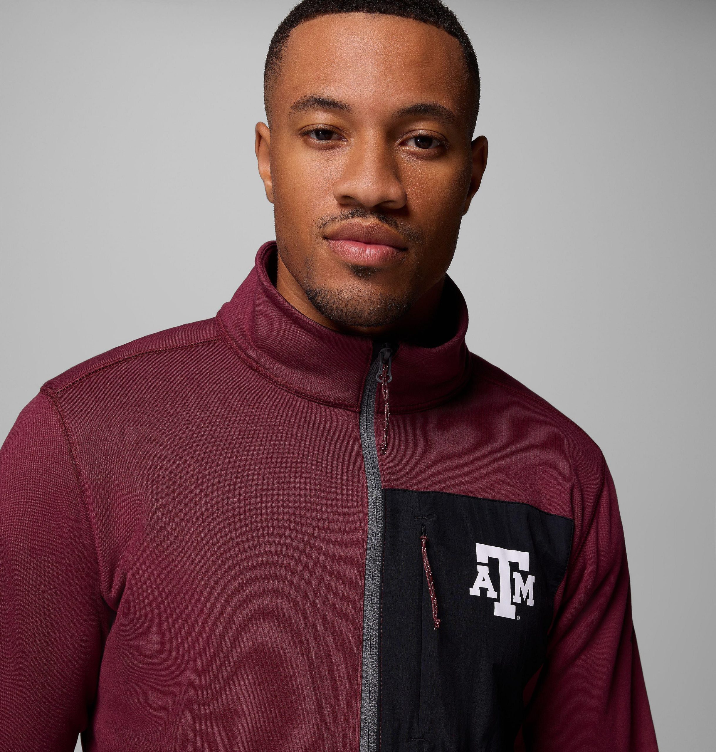 miesten collegiate columbia hike half zip -takki - texas am
