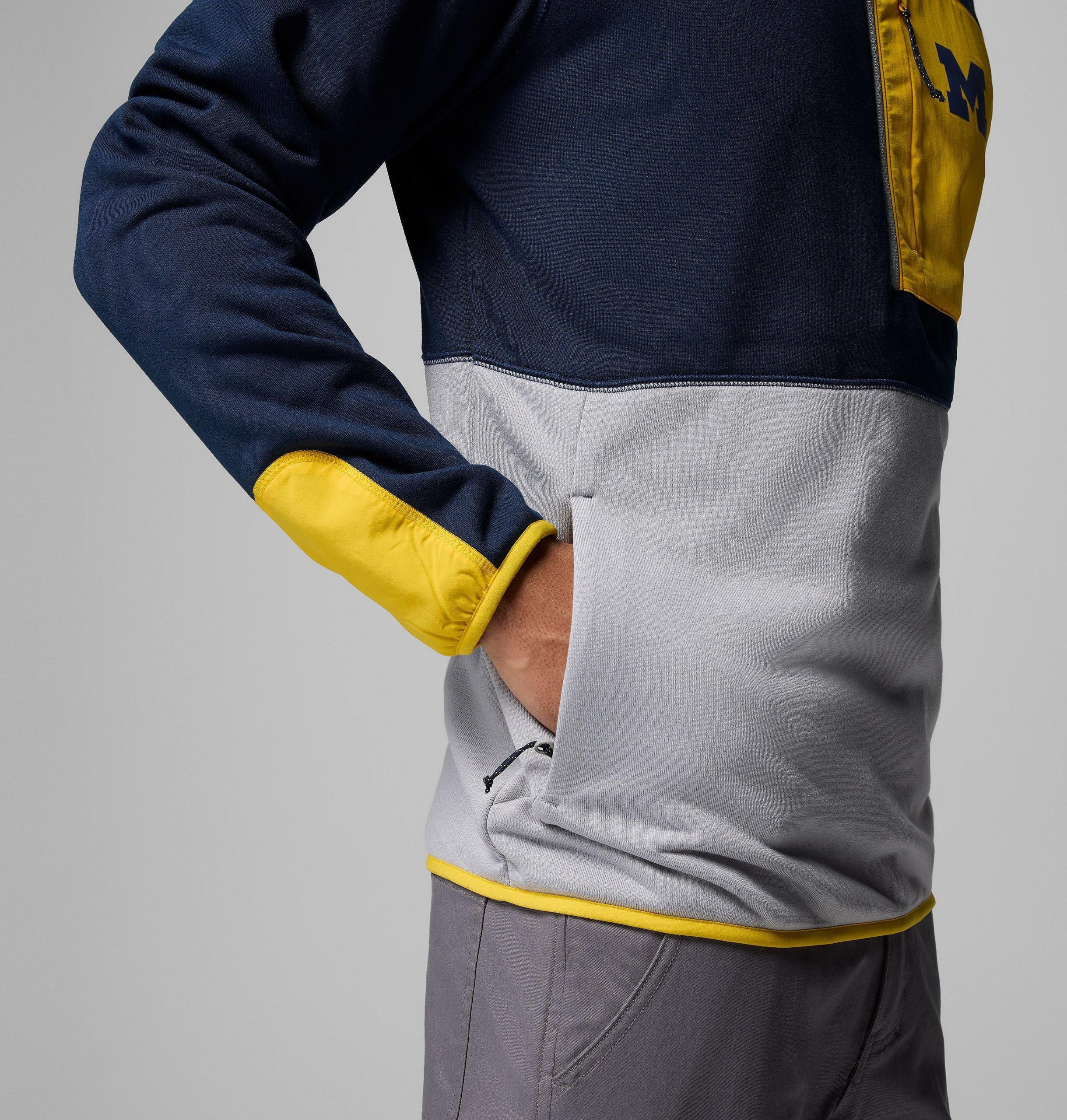 miesten collegiate columbia hike half zip -takki - michigan
