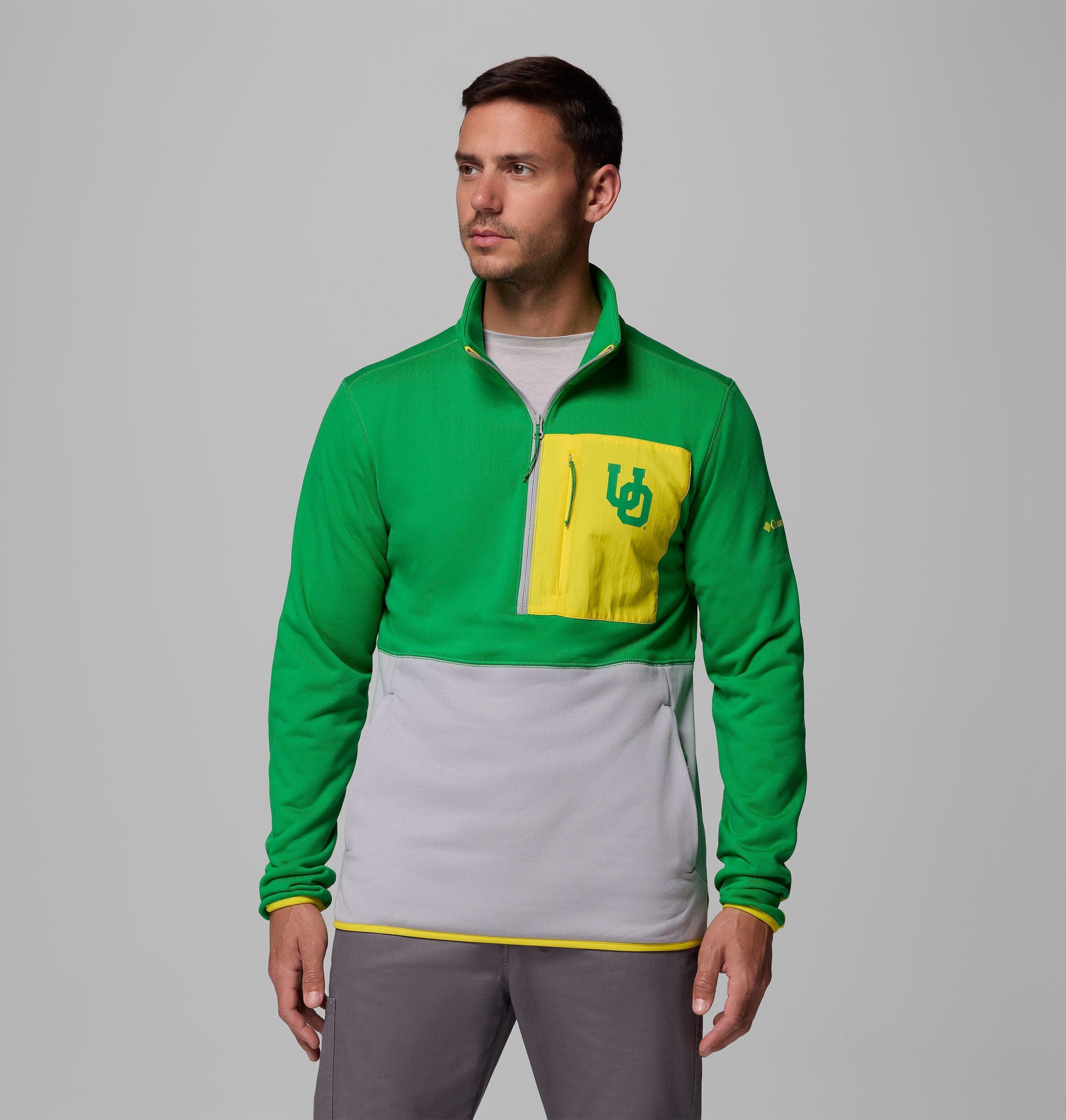 miesten collegiate columbia hike half zip -takki