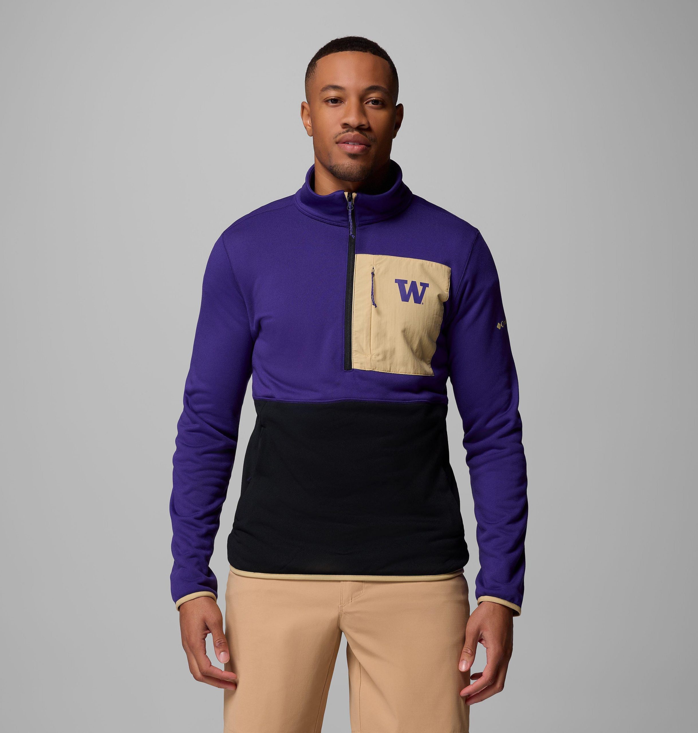 miesten collegiate columbia hike half zip -takki - washington