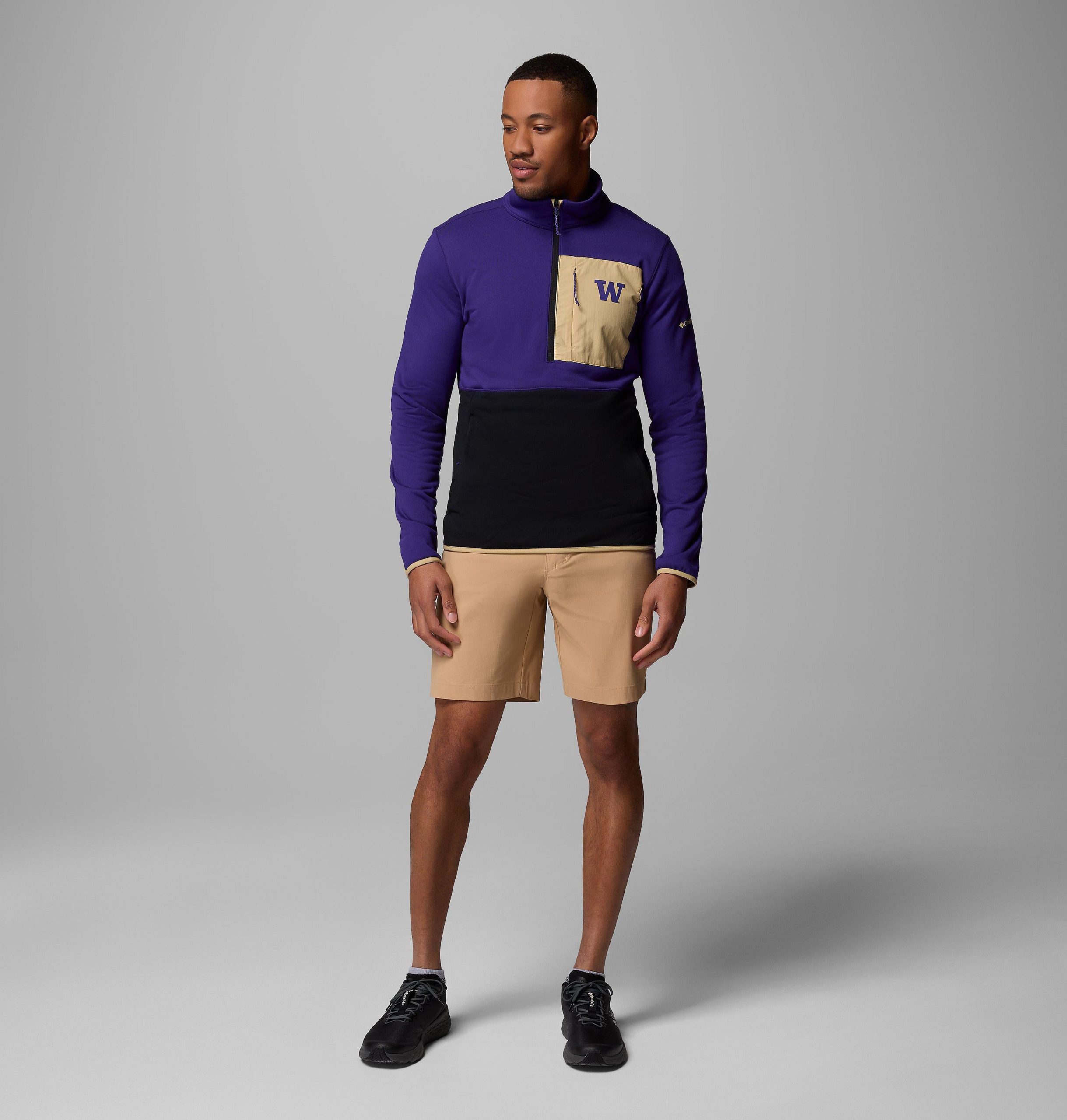 miesten collegiate columbia hike half zip -takki - washington