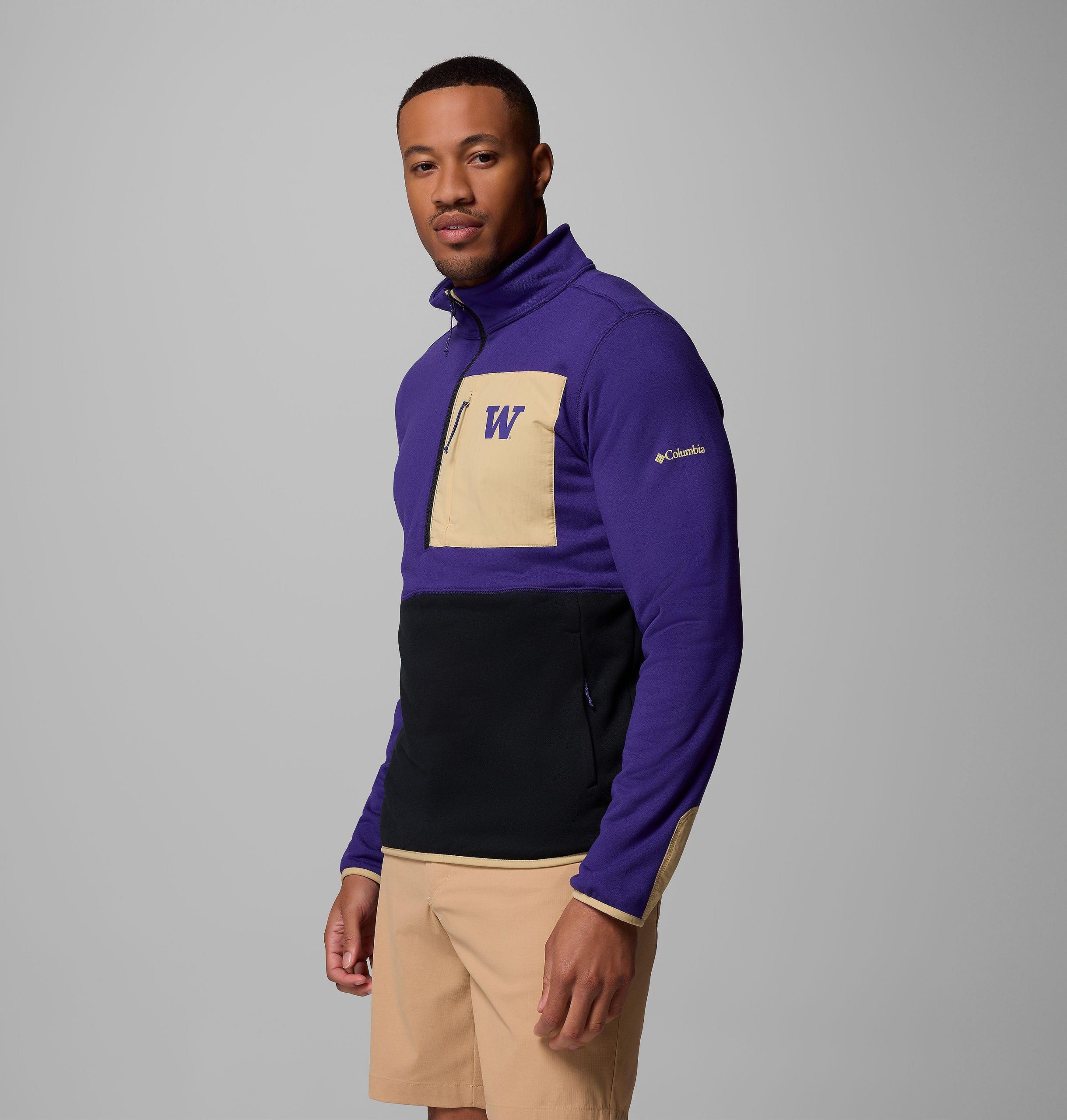 miesten collegiate columbia hike half zip -takki - washington