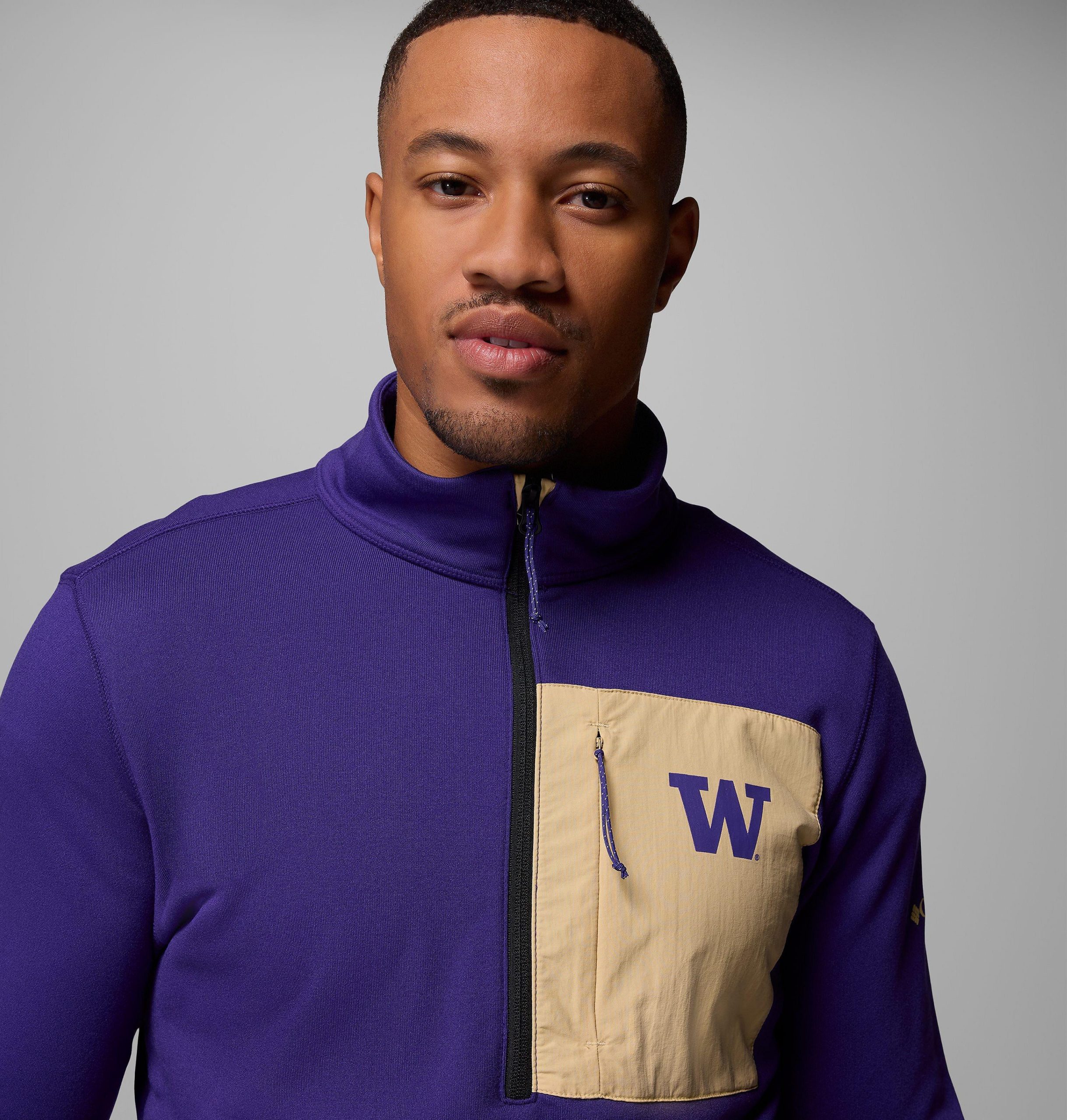 miesten collegiate columbia hike half zip -takki - washington