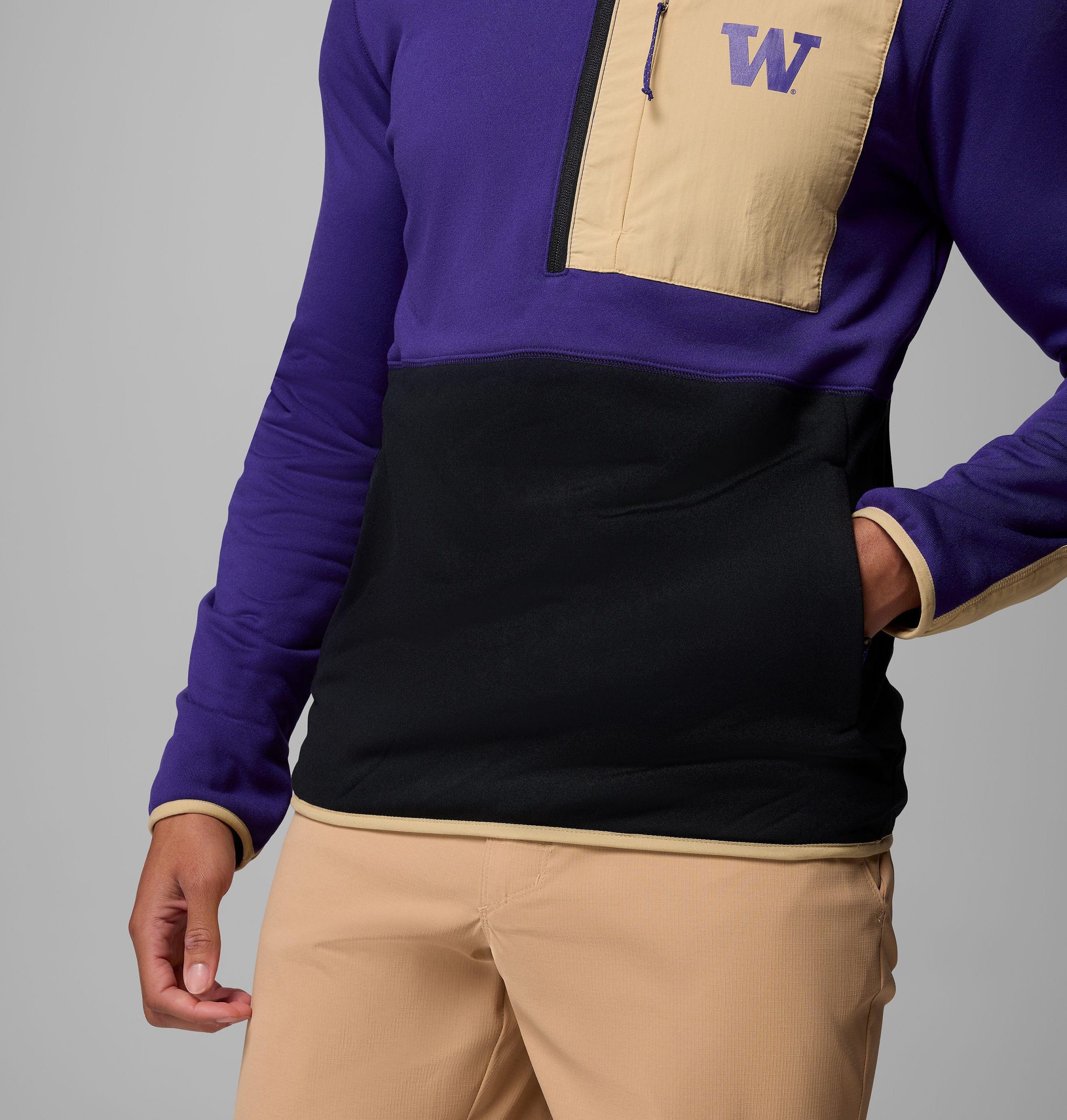 miesten collegiate columbia hike half zip -takki - washington