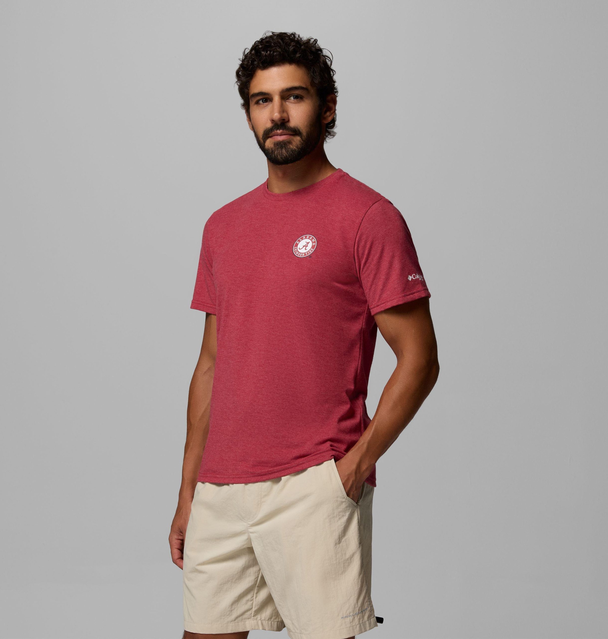 miesten collegiate pfg -lyhythihainen paita - alabama