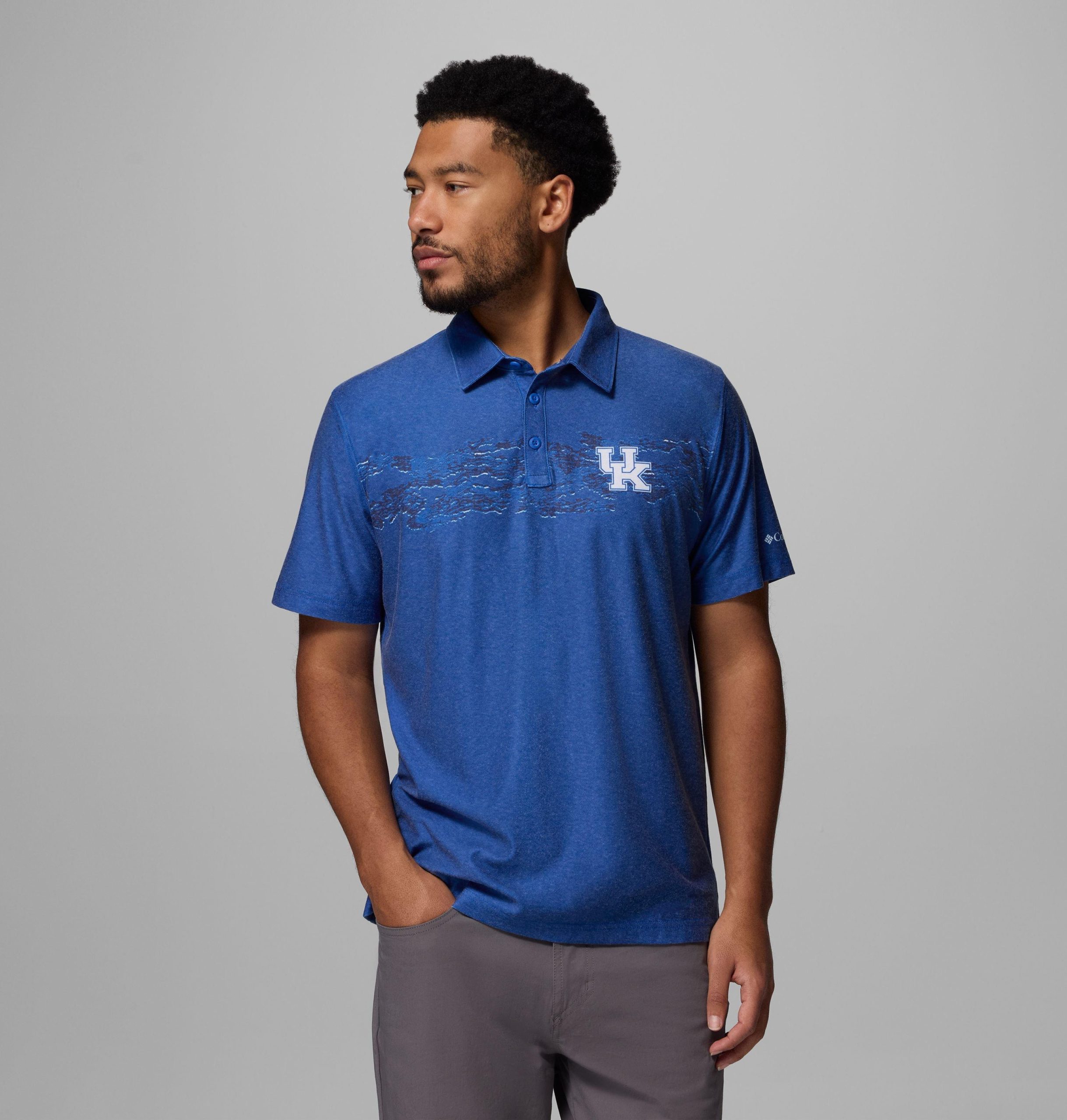 miesten collegiate thistletown hills -kuviollinen poolopaita - kentucky