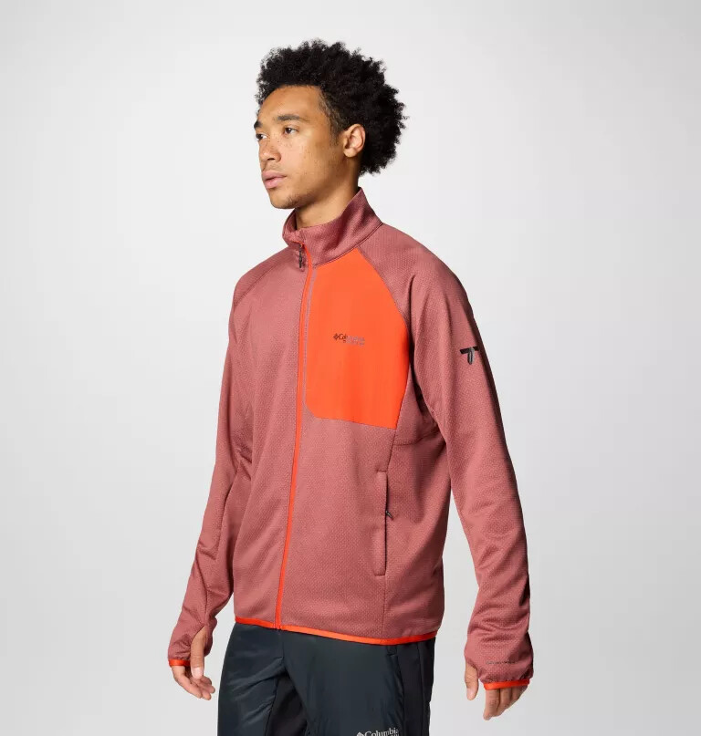miesten triple canyon grid fleece ii -täyspitkä vetoketjullinen takki