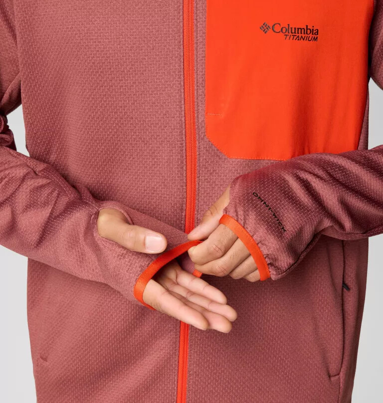 miesten triple canyon grid fleece ii -täyspitkä vetoketjullinen takki