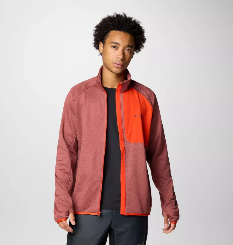 miesten triple canyon grid fleece ii -täyspitkä vetoketjullinen takki