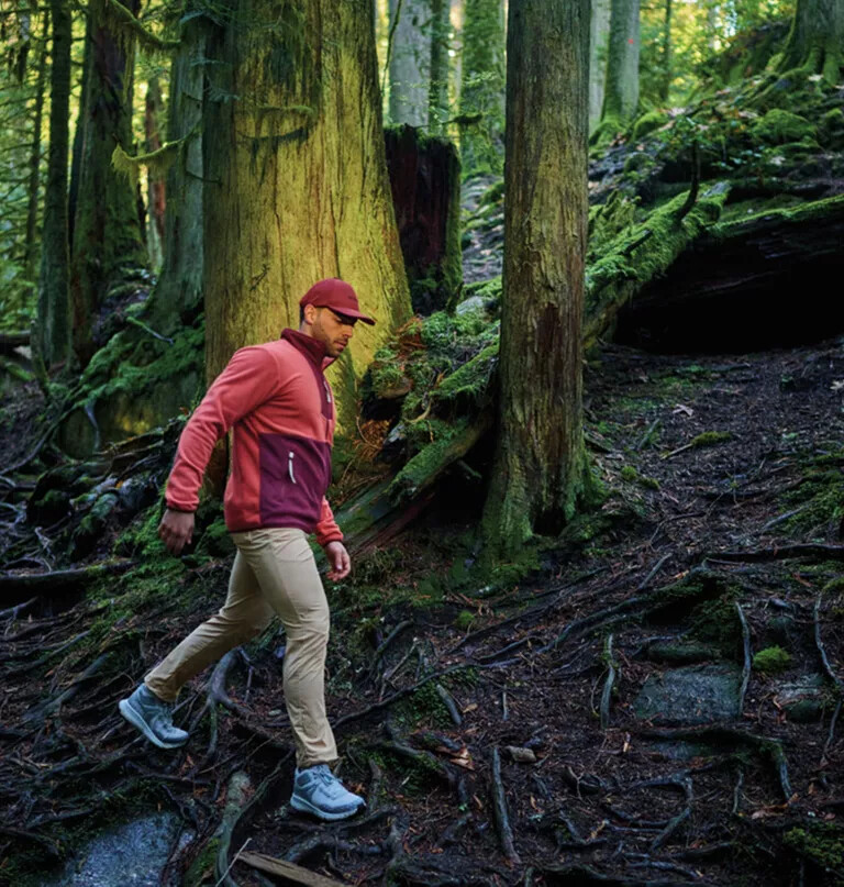 miesten sequoia grove -täyspitkä vetoketjullinen fleecetakki