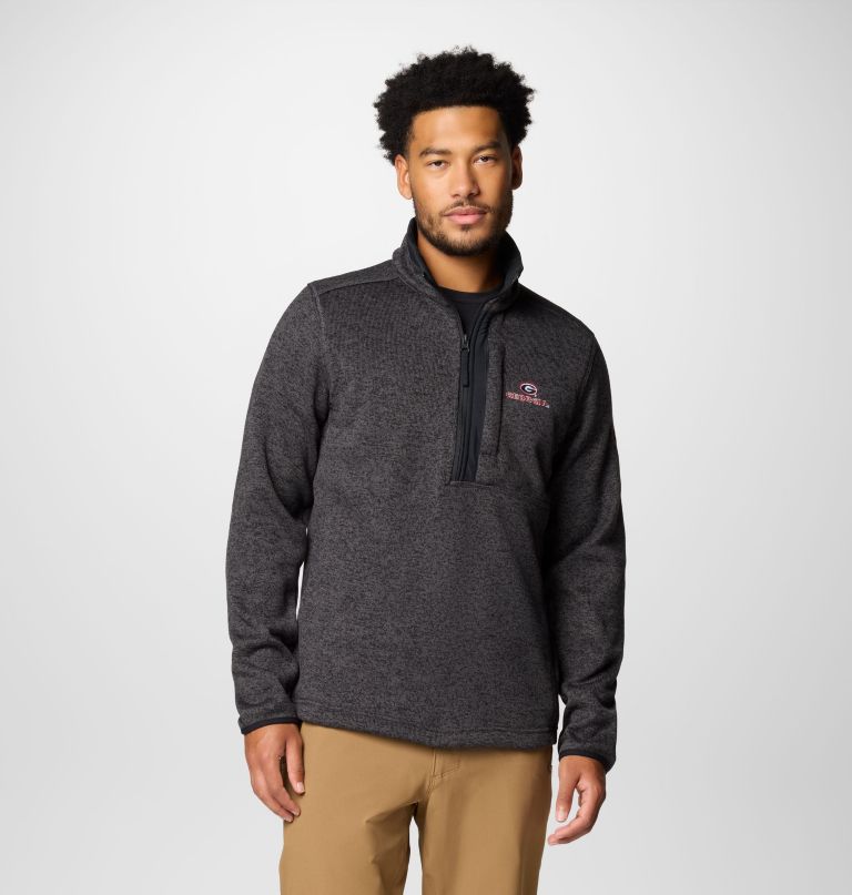 miesten collegiate sweater weather fleece half zip -pusero - georgia