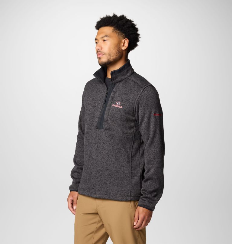 miesten collegiate sweater weather fleece half zip -pusero - georgia