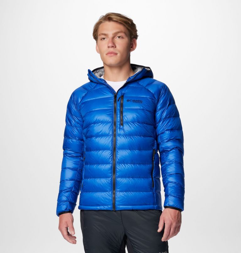 miesten arctic crest -untuvatakki hupulla