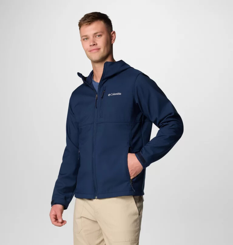 miesten ascender ii hupullinen softshell-takki - pitkä