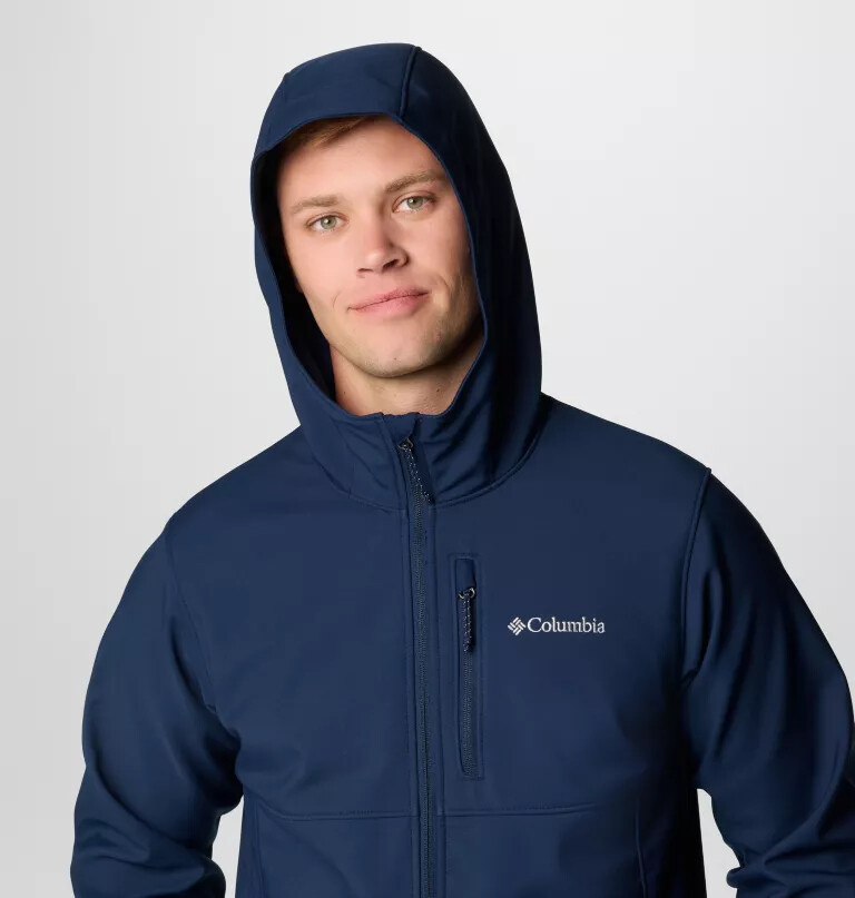miesten ascender ii hupullinen softshell-takki - pitkä