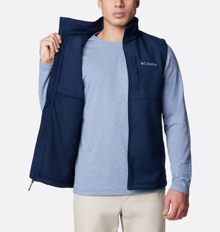 miesten ascender ii softshell-liivi - pitkä
