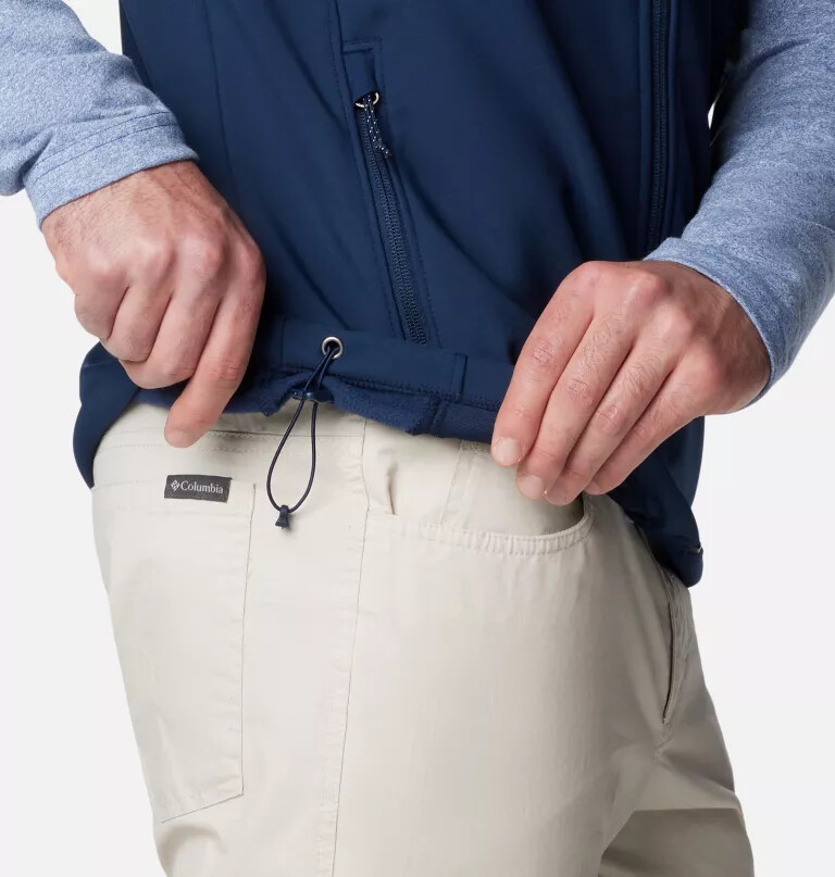 miesten ascender ii softshell-liivi - pitkä