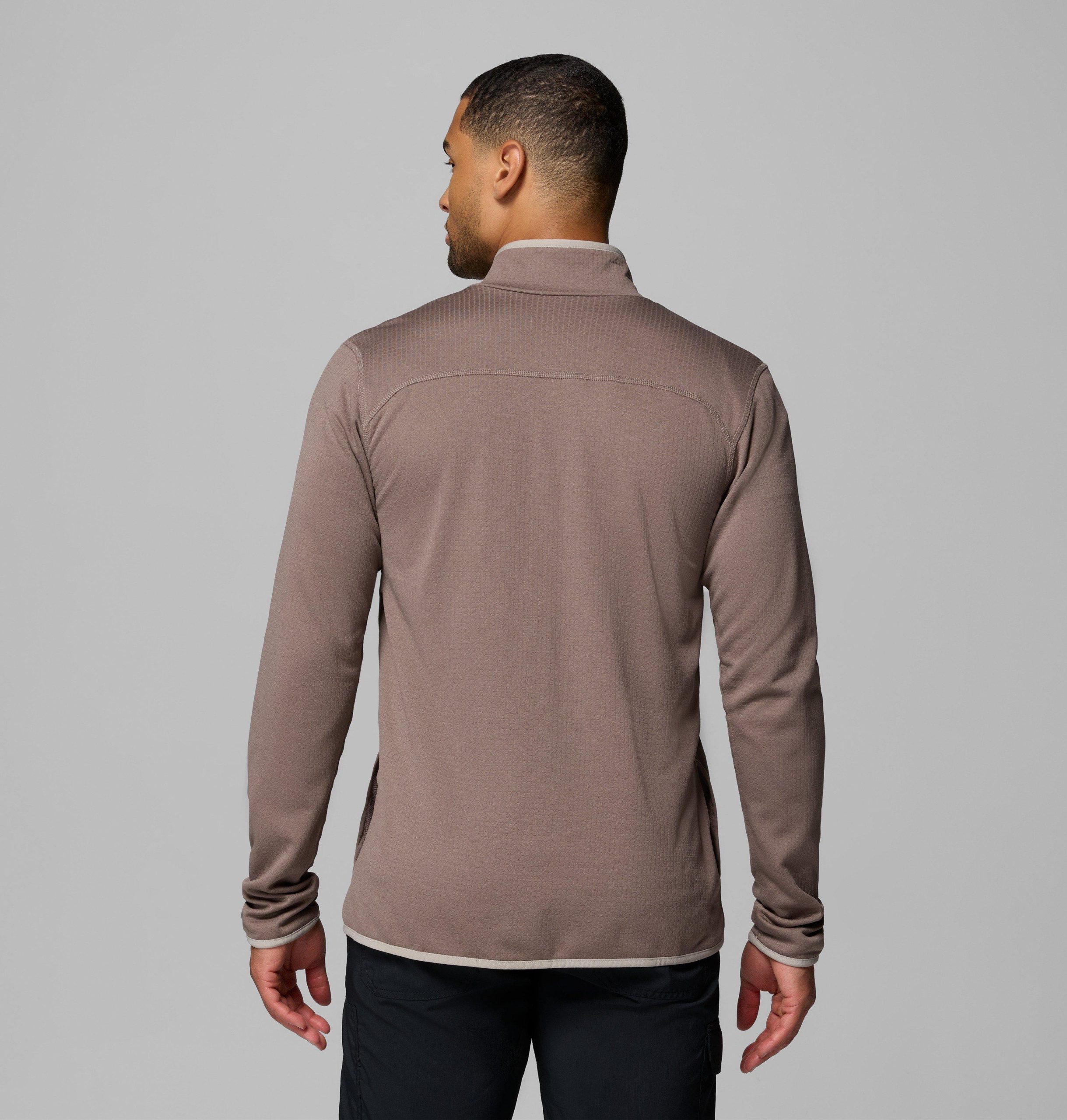 miesten essential hike grid -fleecetäysvetoketjullinen takki