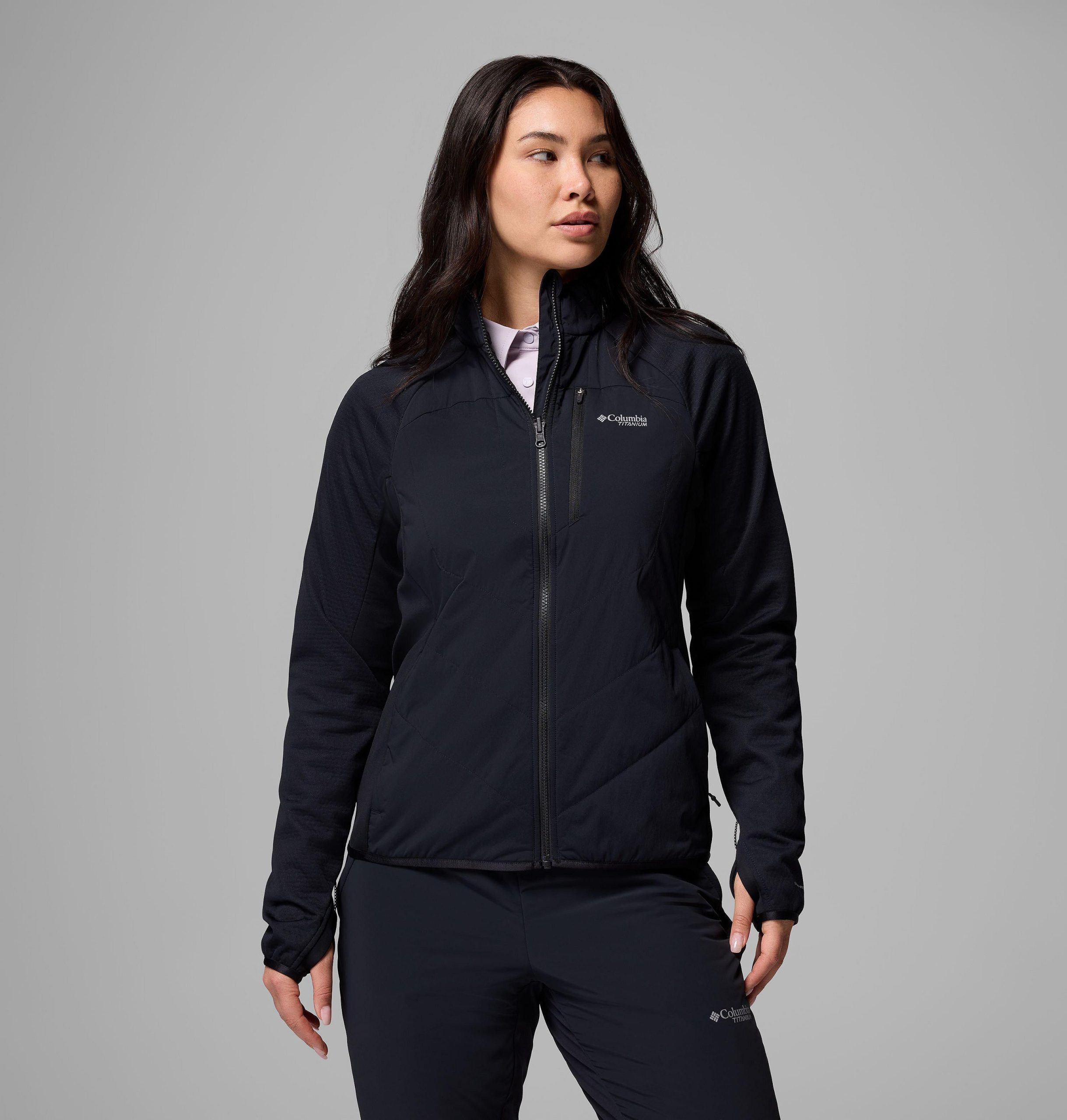naisten arctic crest hybrid -täysvetoketjullinen takki