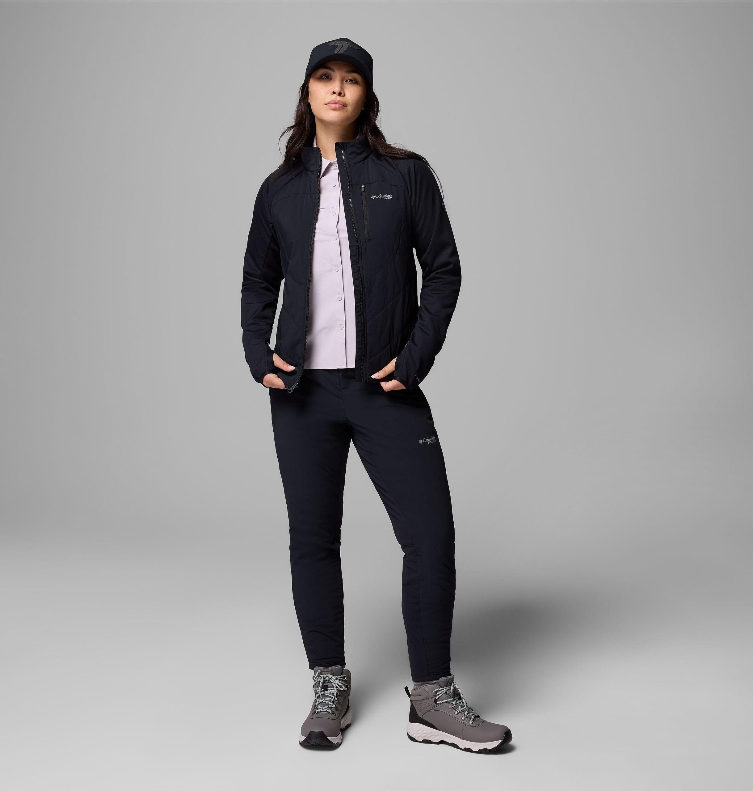naisten arctic crest hybrid -täysvetoketjullinen takki