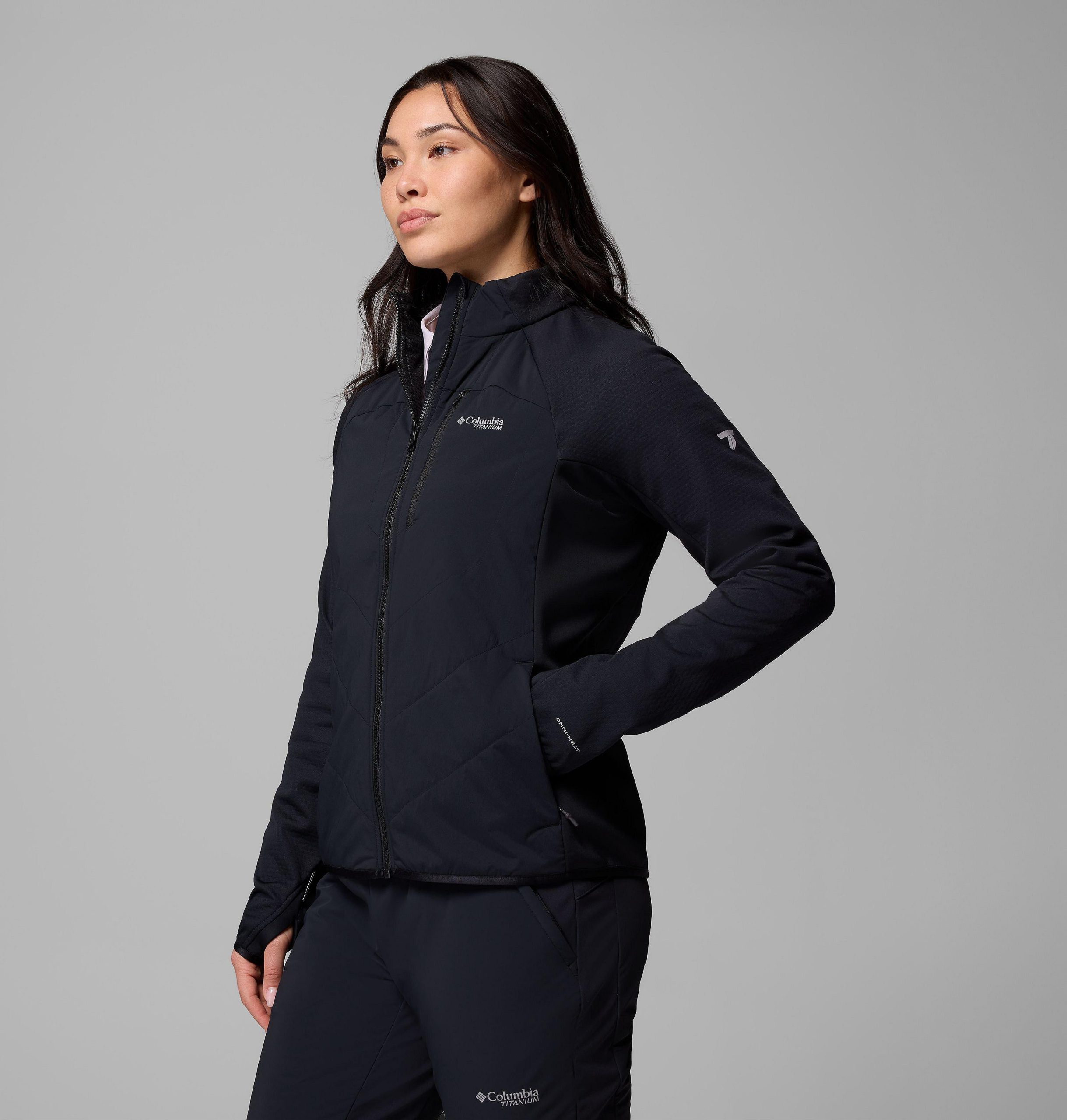 naisten arctic crest hybrid -täysvetoketjullinen takki