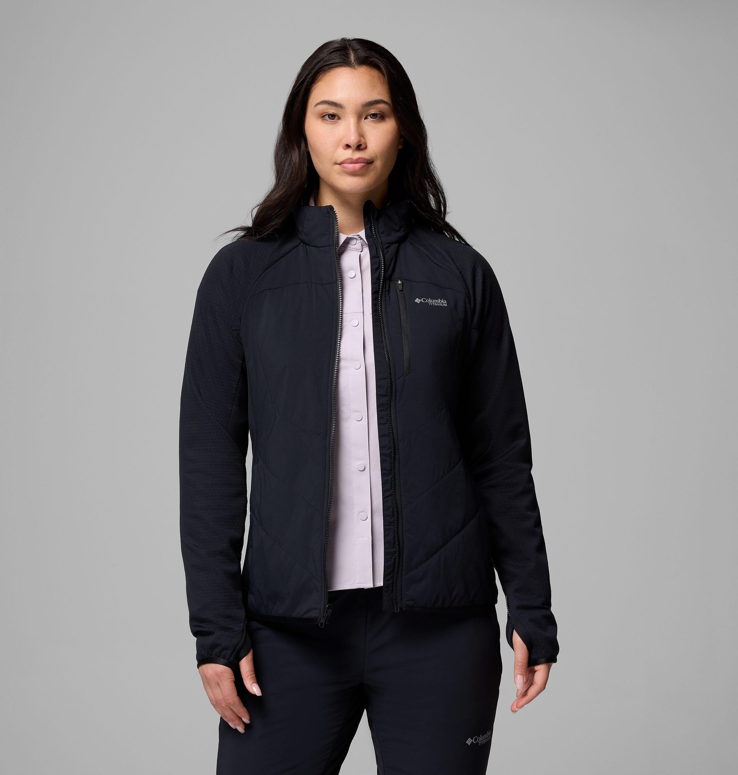 naisten arctic crest hybrid -täysvetoketjullinen takki