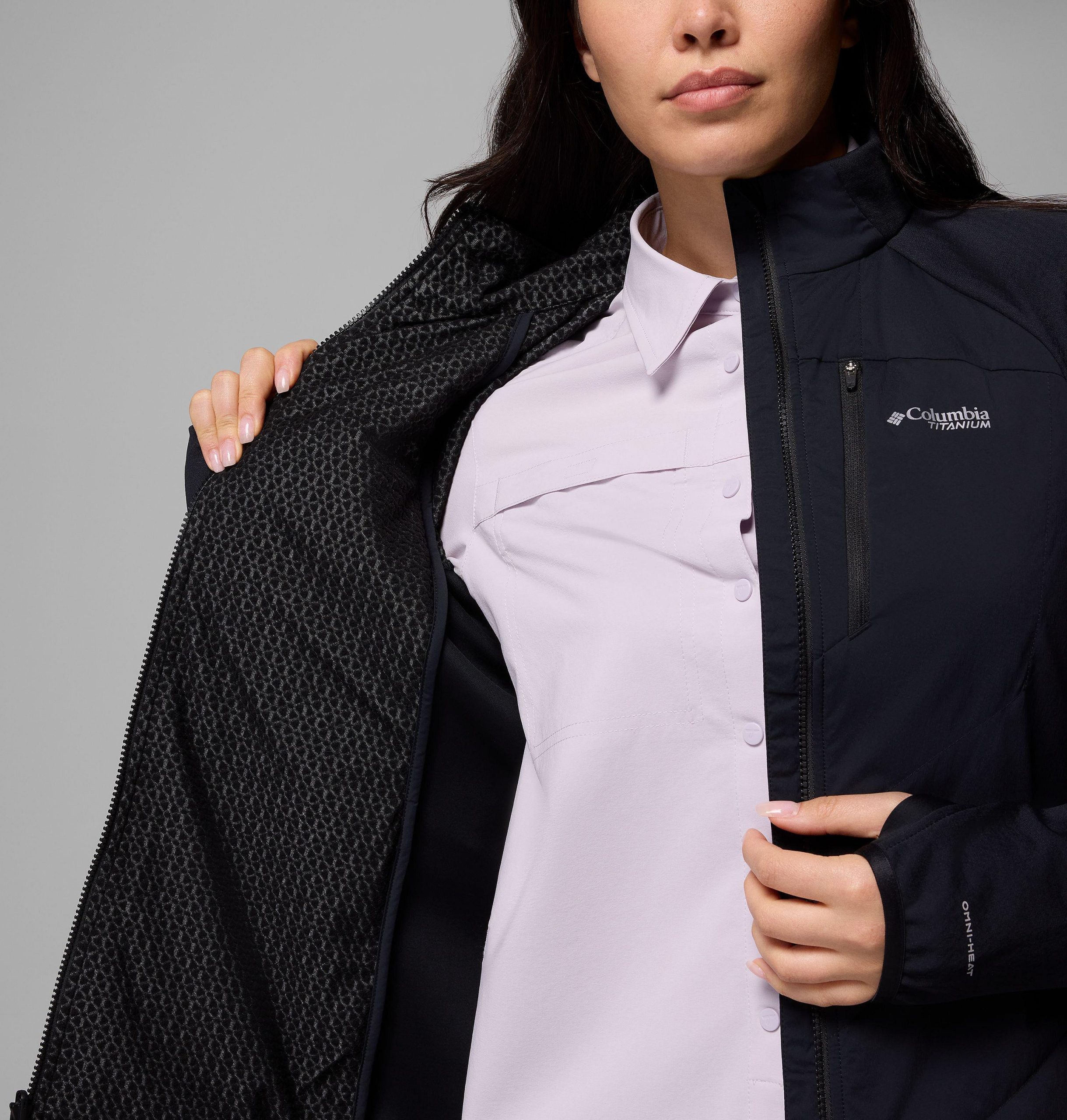 naisten arctic crest hybrid -täysvetoketjullinen takki