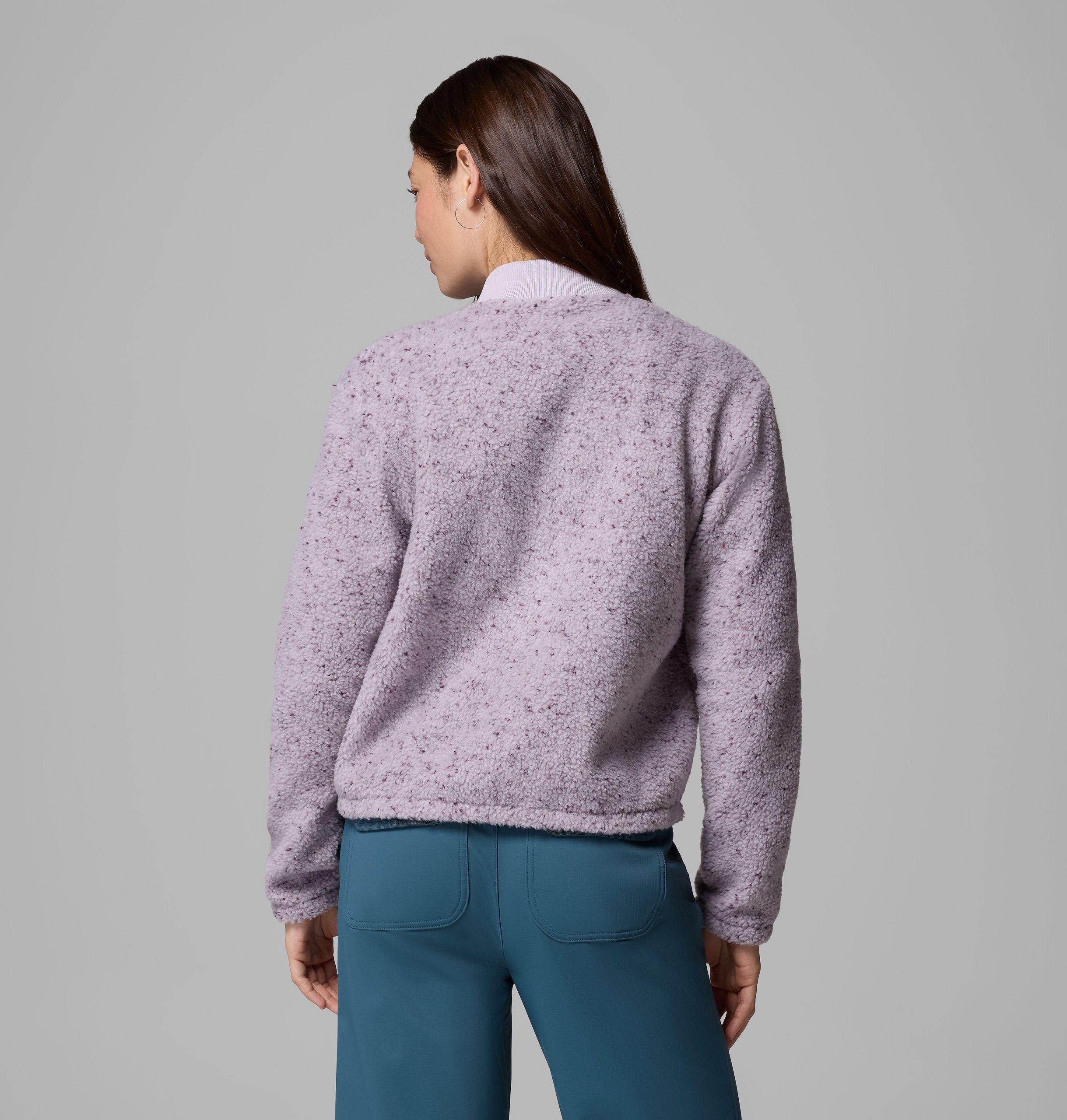 naisten stellar path fleece bomber -takki jossa täyspitkä vetoketju