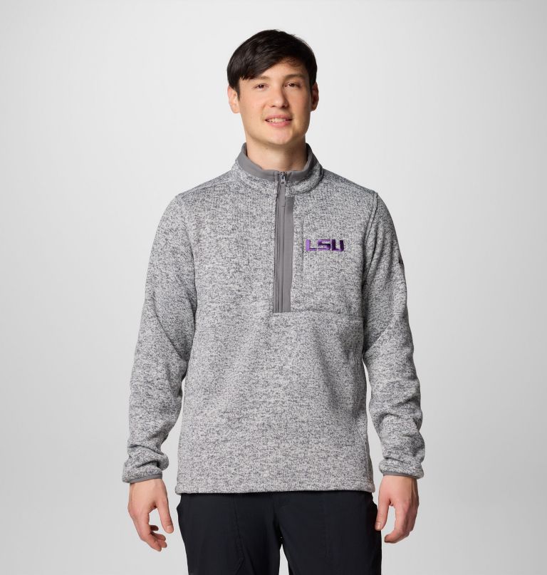 miesten collegiate sweater weather fleece half zip -pusero - lsu