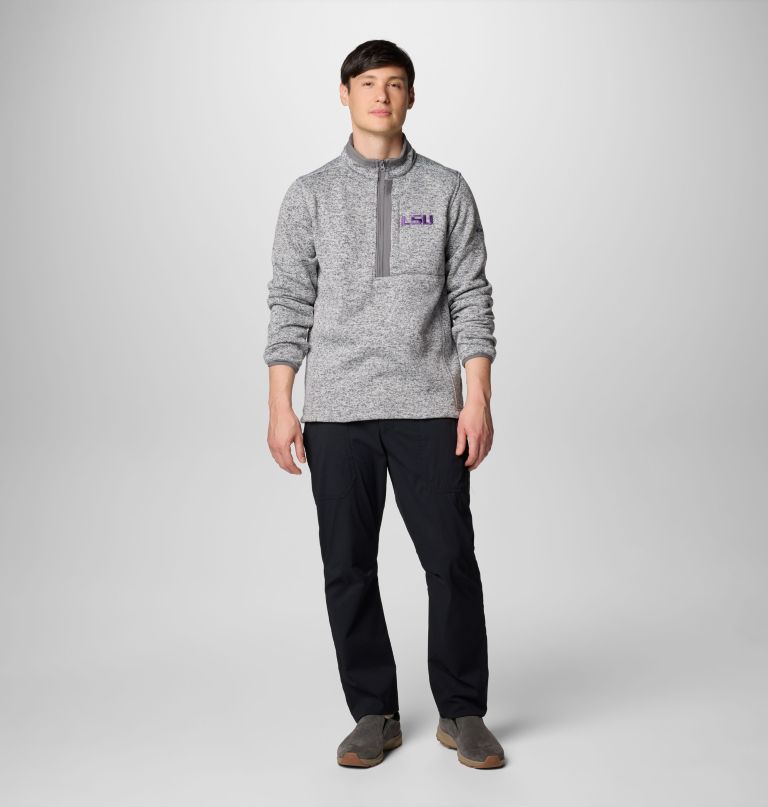 miesten collegiate sweater weather fleece half zip -pusero - lsu