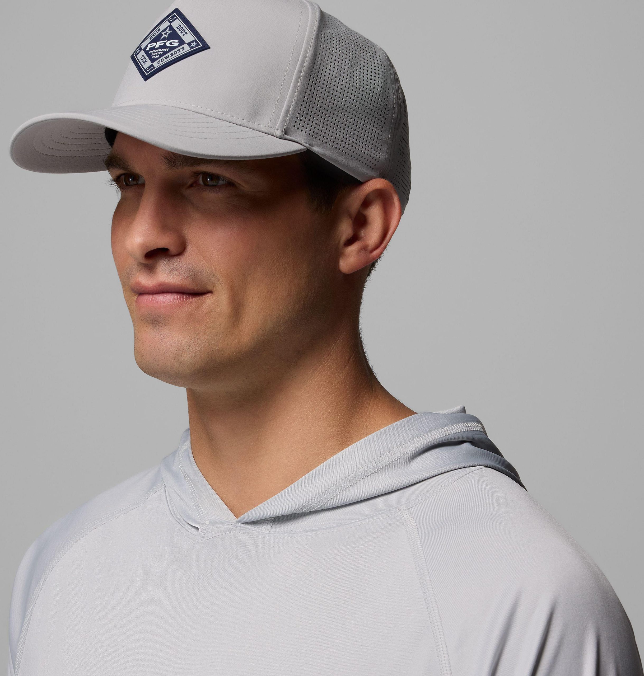 collegiate pfg elite 3d stretch snap back -lippis - dallas cowboys
