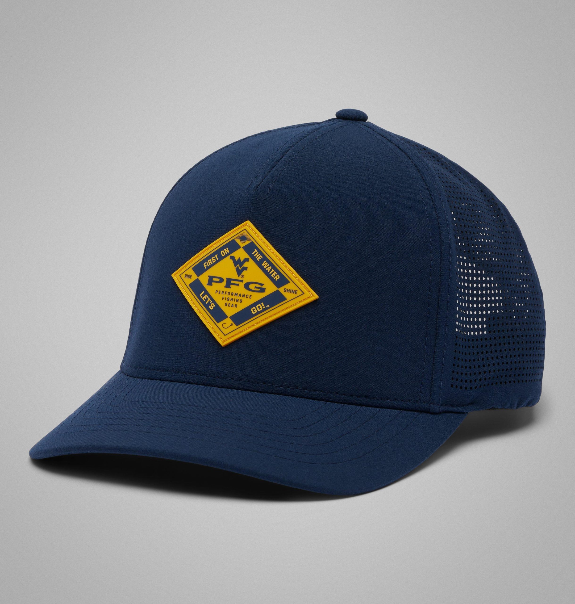 collegiate pfg elite 3d stretch snap back -lippis - länsi-virginia