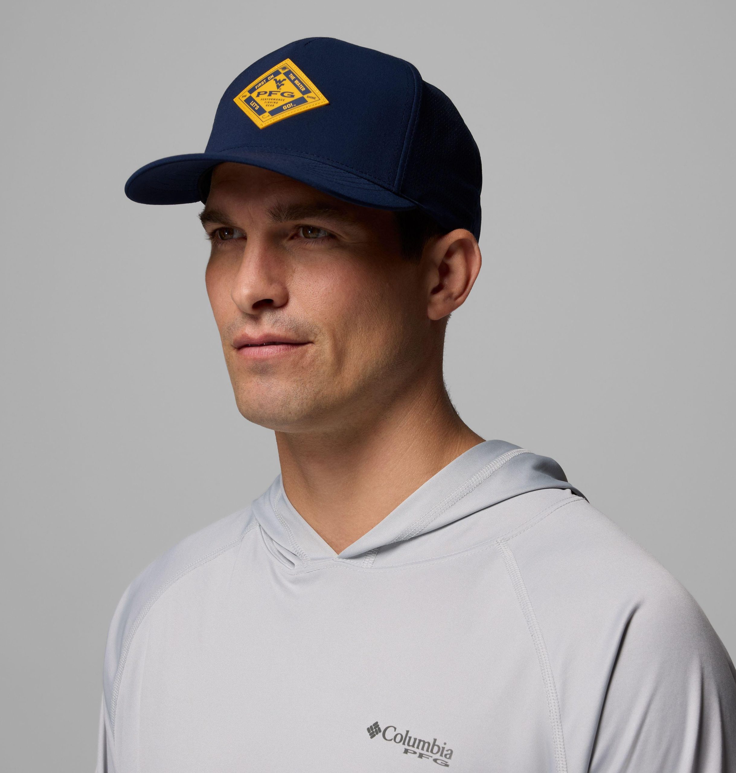 collegiate pfg elite 3d stretch snap back -lippis - länsi-virginia