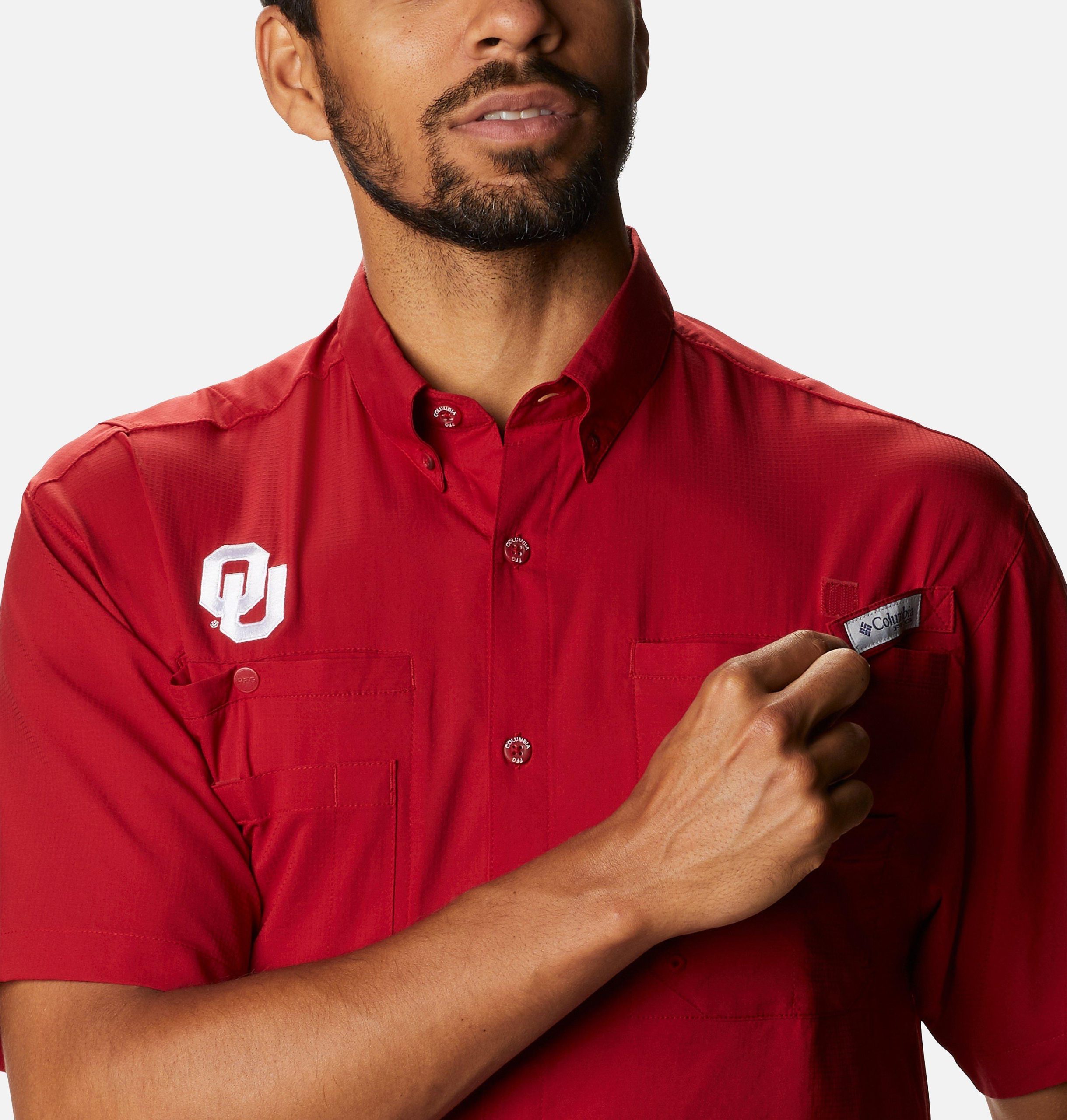 miesten collegiate pfg tamiami -lyhythihainen paita - oklahoma