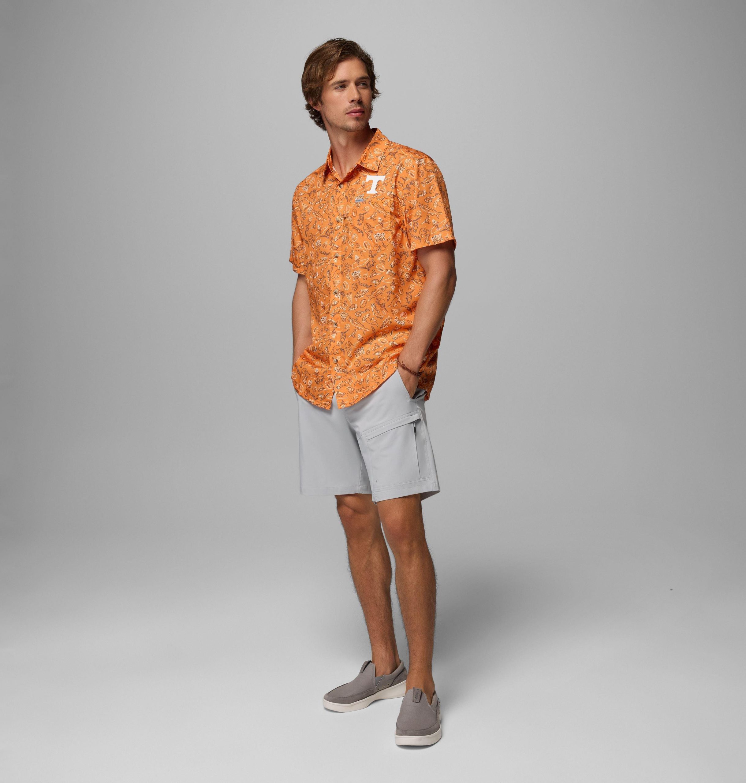 miesten collegiate pfg super slack tide -paita - tennessee