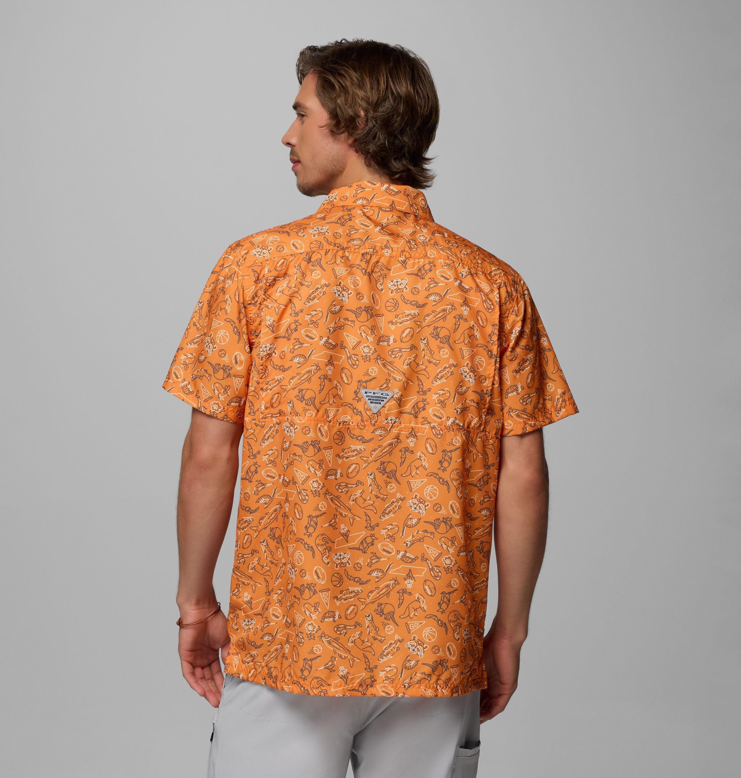 miesten collegiate pfg super slack tide -paita - tennessee