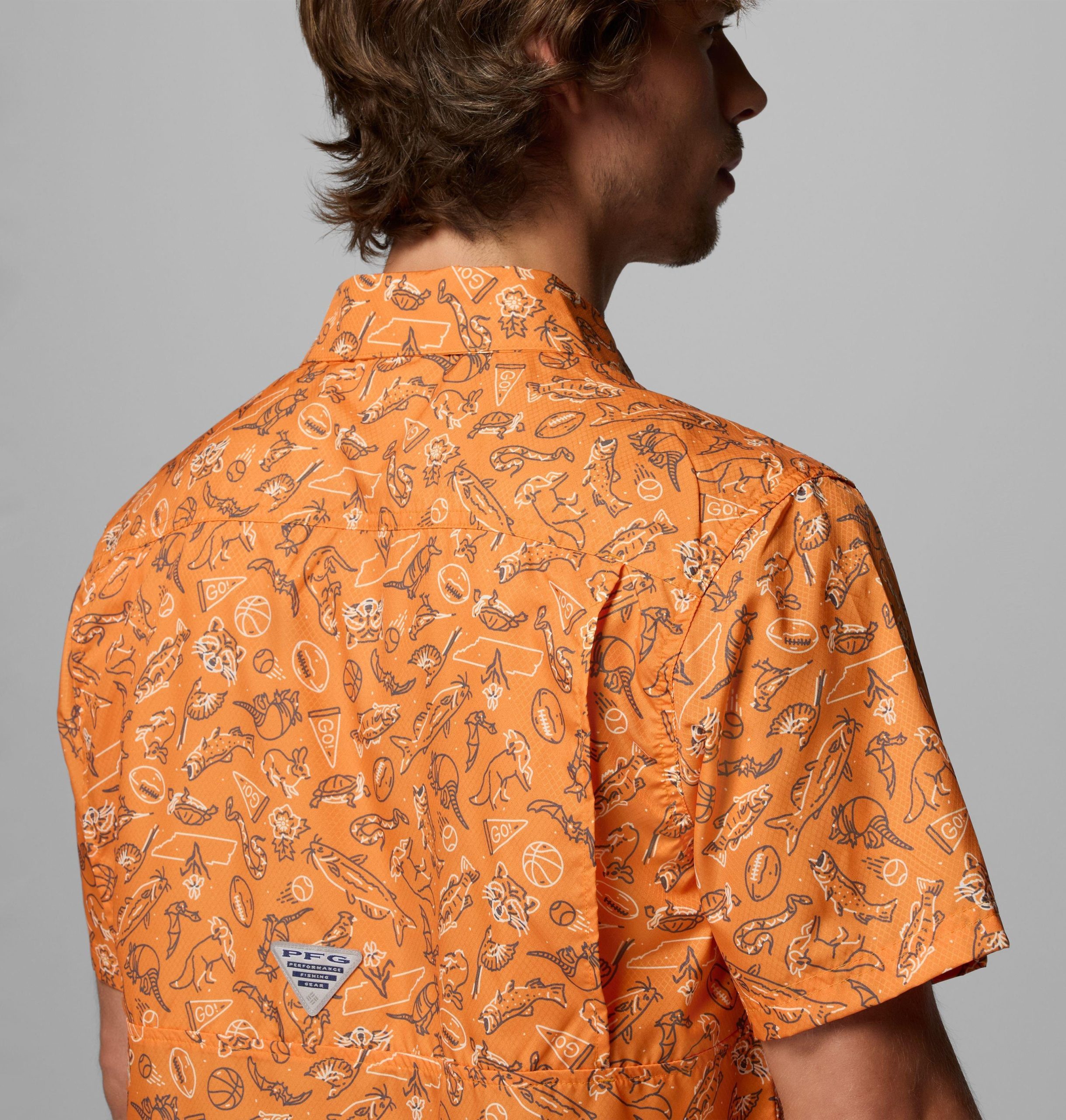 miesten collegiate pfg super slack tide -paita - tennessee