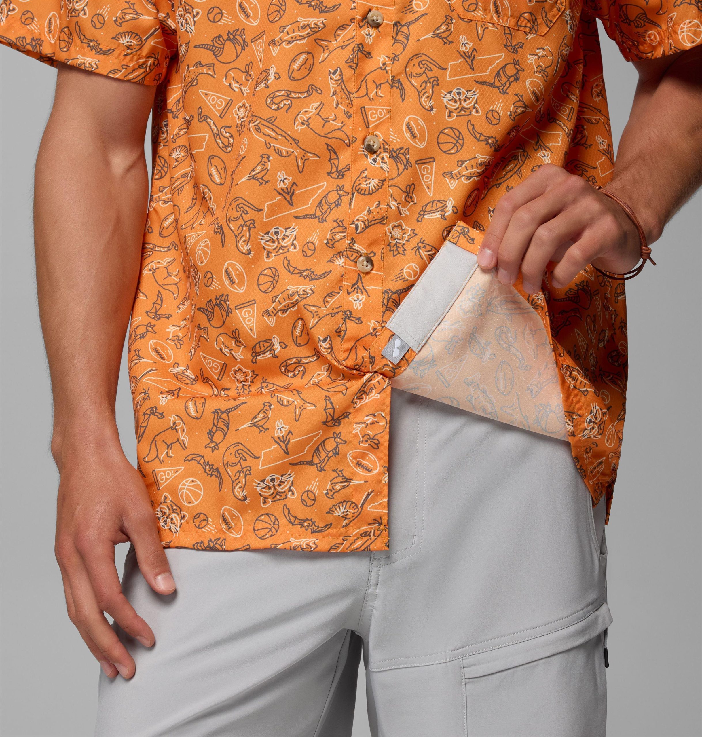 miesten collegiate pfg super slack tide -paita - tennessee