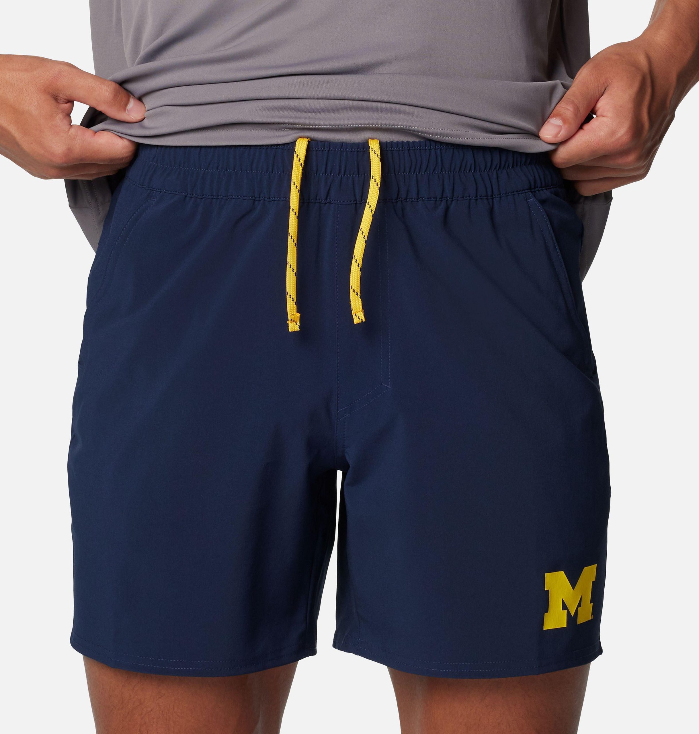 miesten collegiate pfg terminal roamer stretch -shortsit - michigan