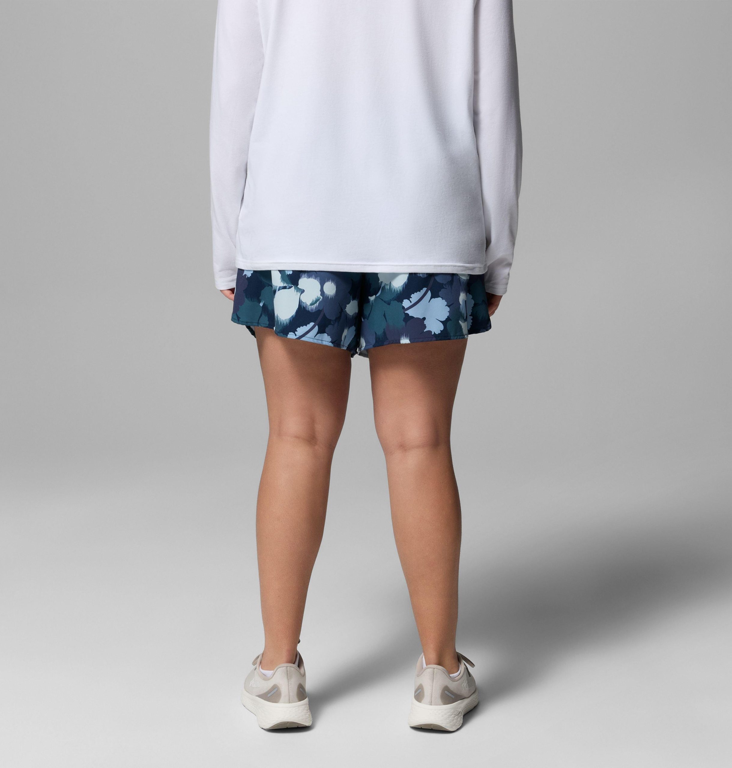 naisten vital valley -printtishortsit - plus-koko
