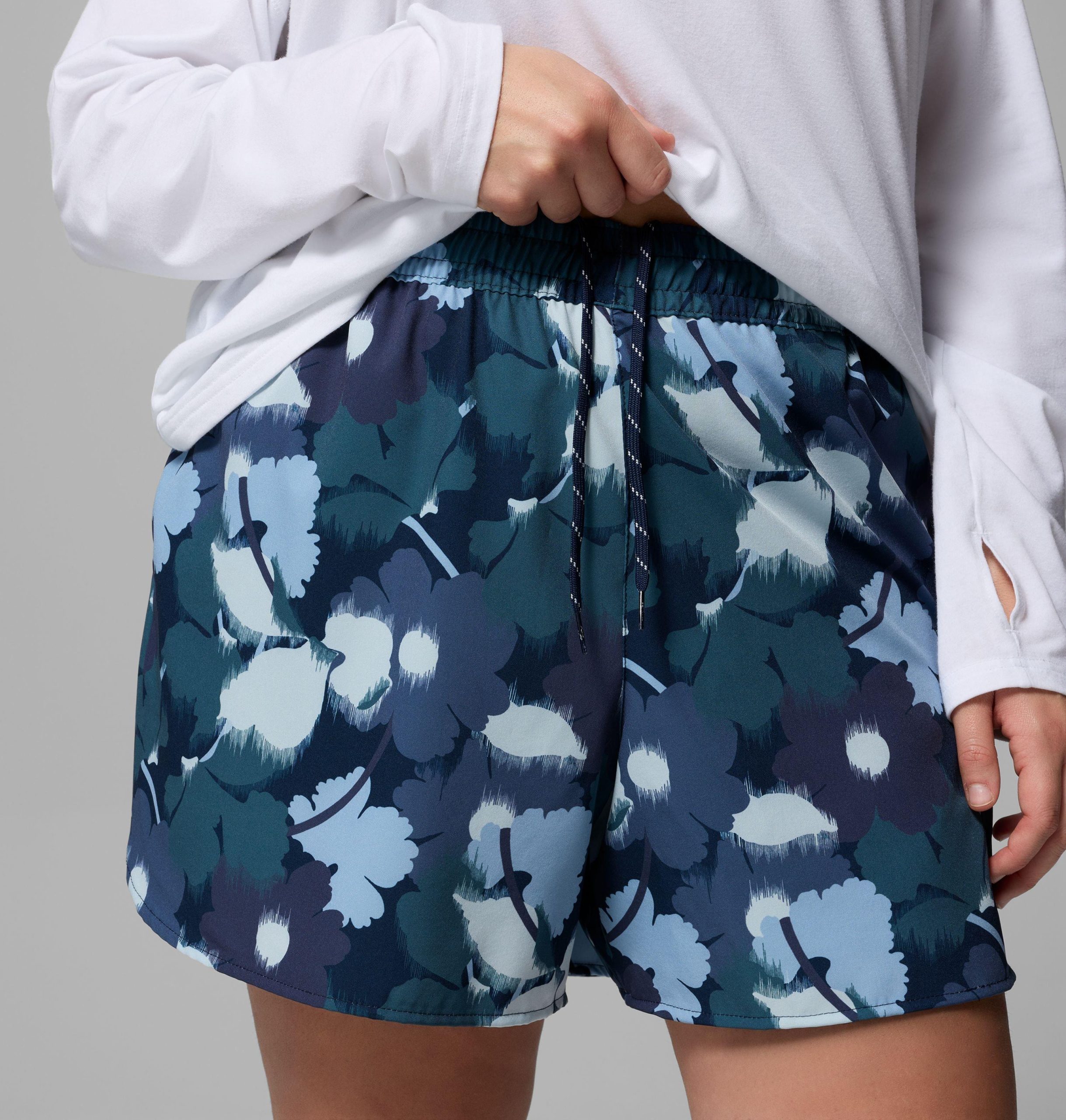 naisten vital valley -printtishortsit - plus-koko