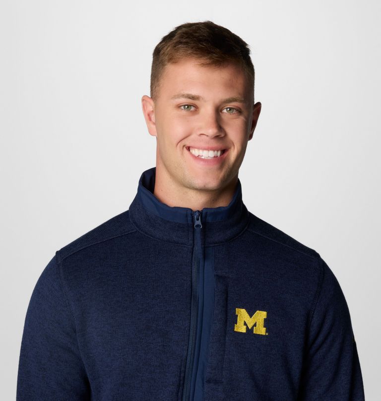 miesten collegiate sweater weather fleece half zip -pusero - michigan