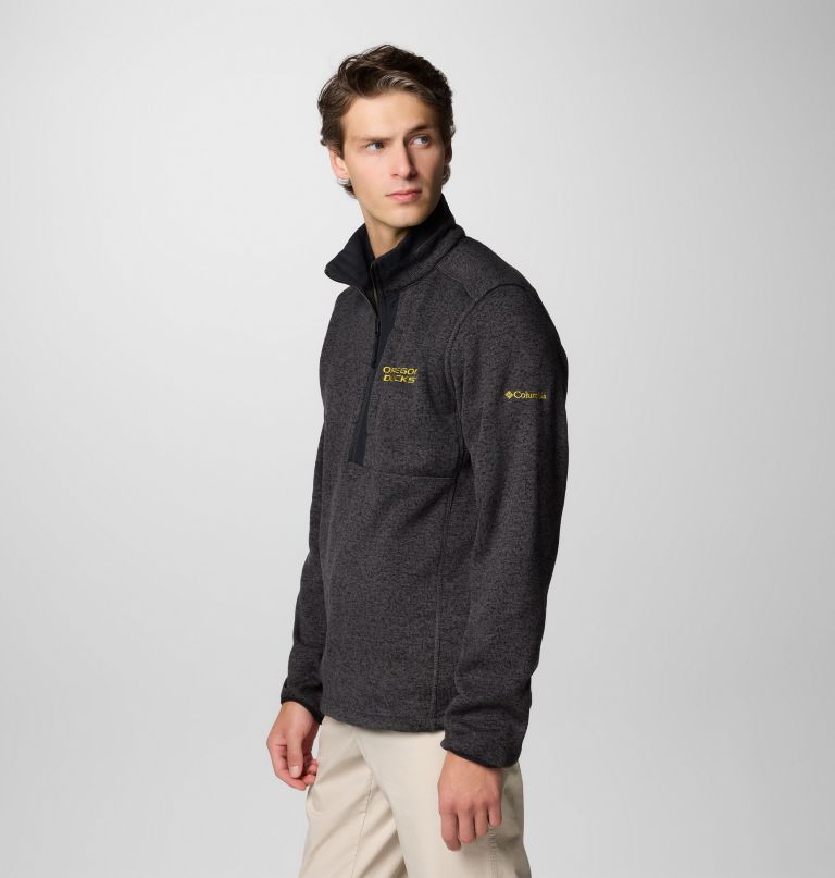 miesten collegiate sweater weather fleece half zip -pusero - oregon