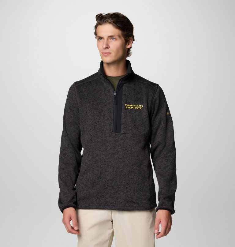 miesten collegiate sweater weather fleece half zip -pusero - oregon