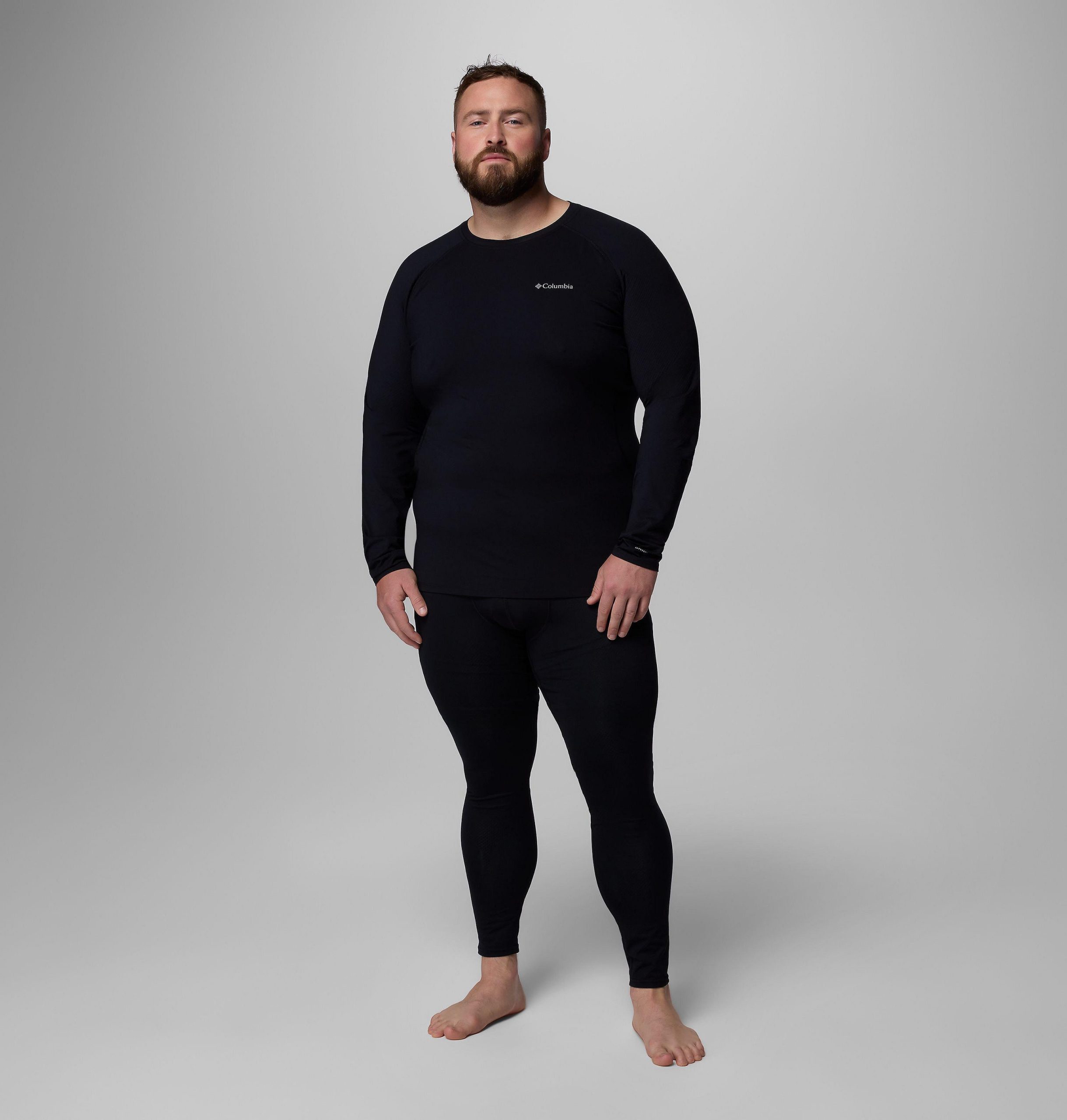 miesten omni-heat infinity knit pitkähihainen paita - iso