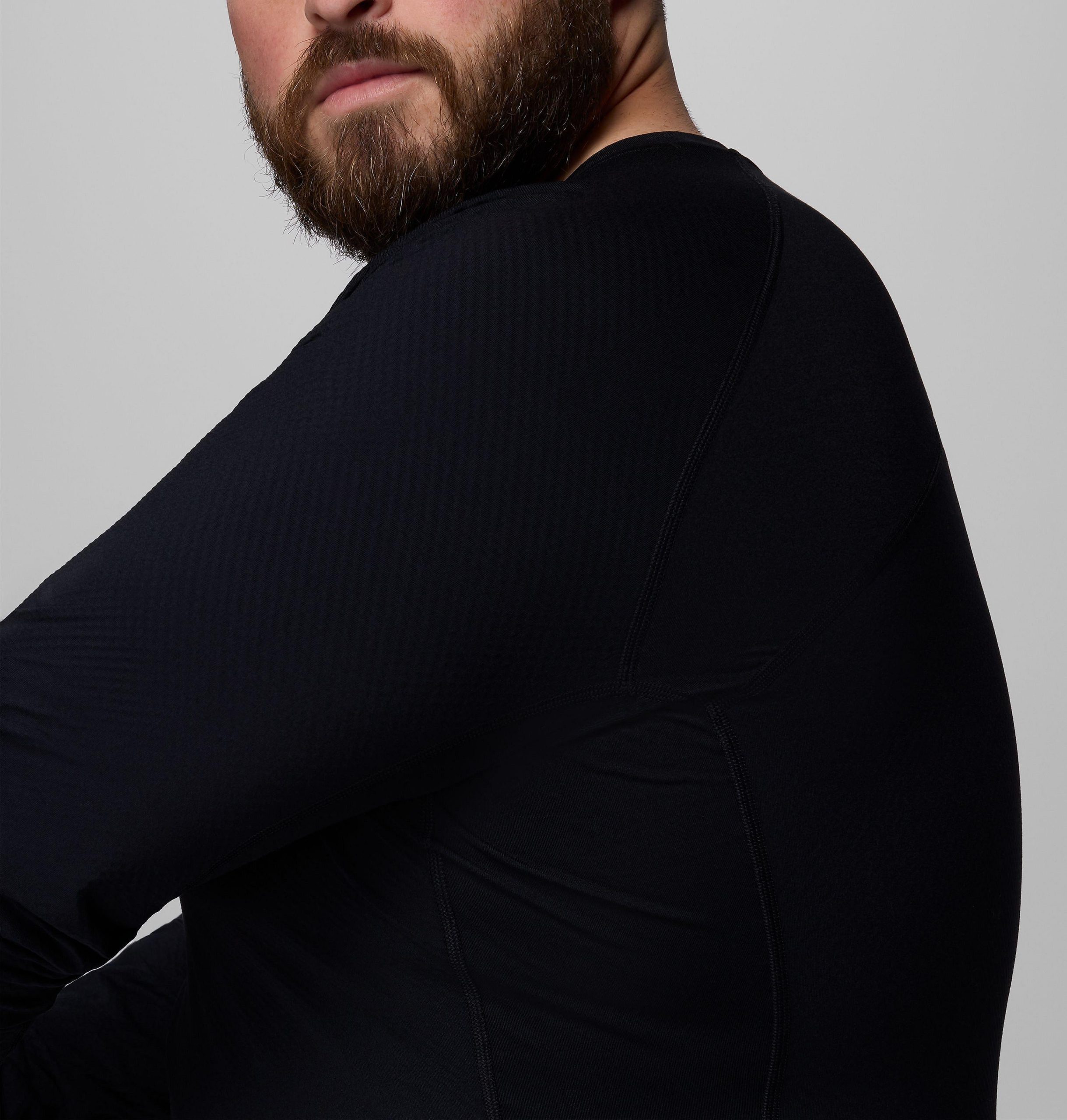 miesten omni-heat infinity knit pitkähihainen paita - iso